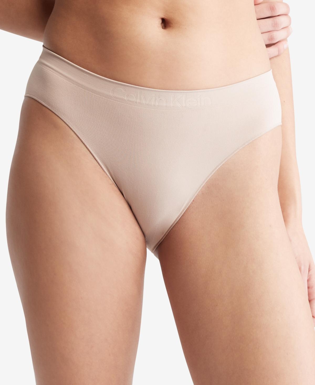 Calvin Klein Womens Bonded Flex Bikini - Neutral - XL Product Image