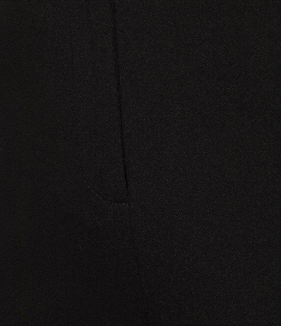 Donna Karan Knit Mid Rise Bootcut Pants Product Image