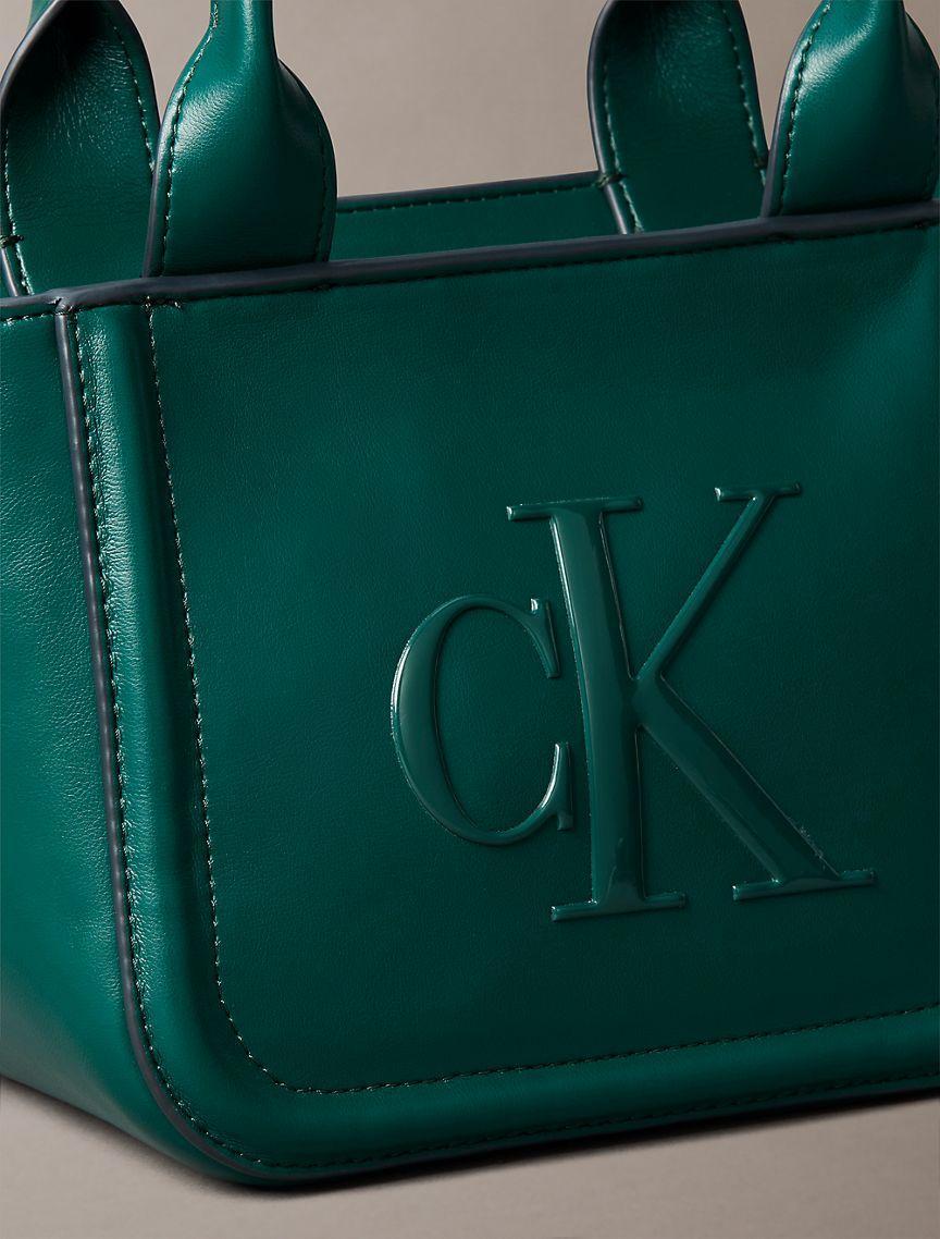 Embossed Monogram Logo Small Tote Bag Product Image