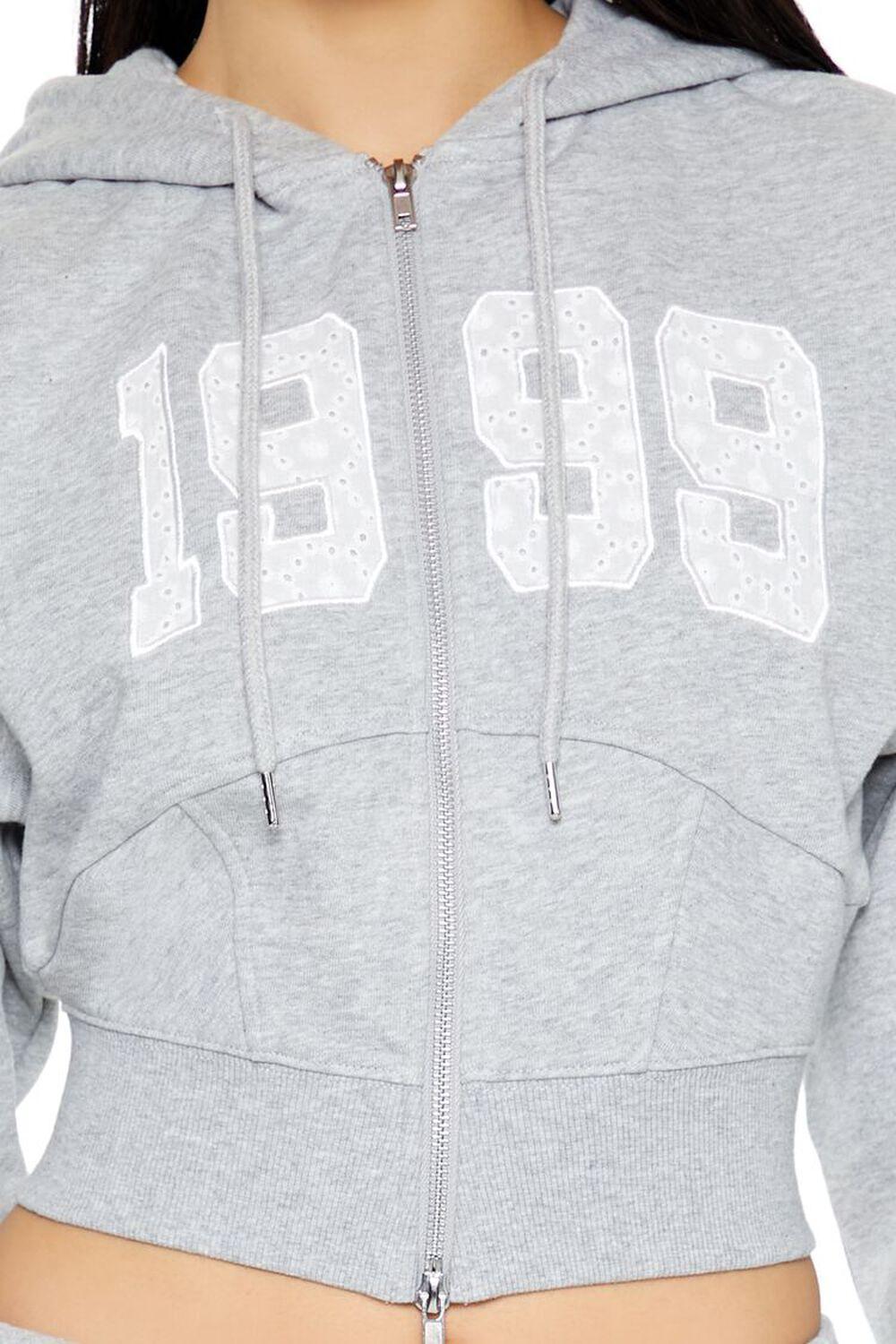 Fleece 1999 Zip-Up Hoodie | Forever 21 Product Image