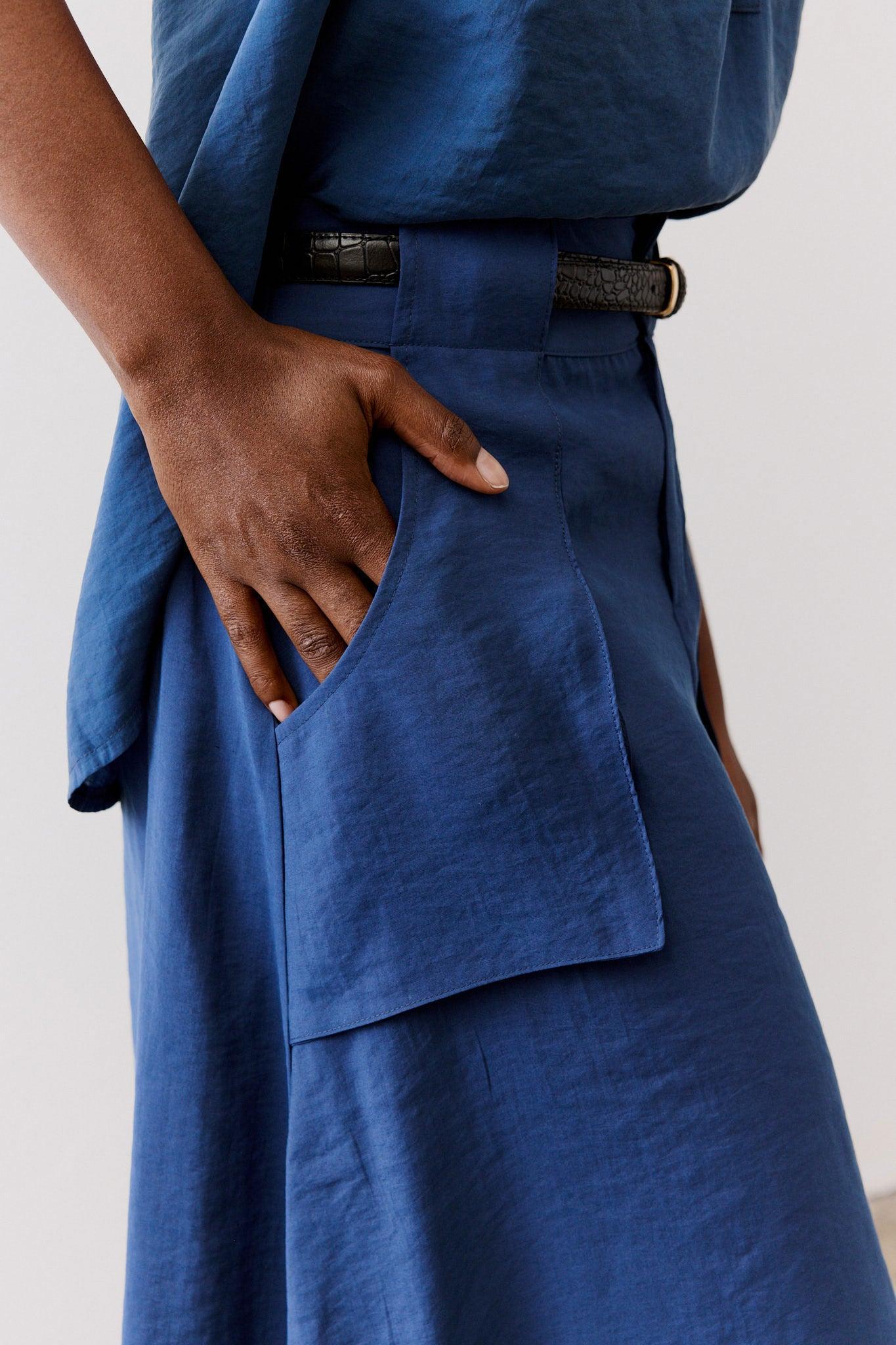 Light Poplin Utility Skirt Product Image