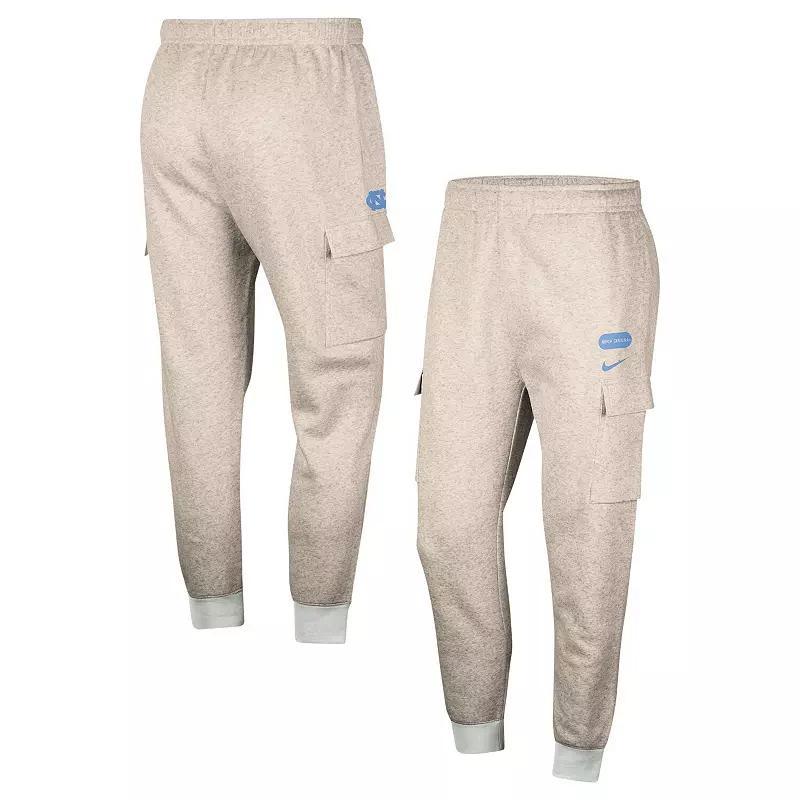 Mens Nike Heather Gray Michigan State Spartans Club Cargo Jogger Pants Product Image