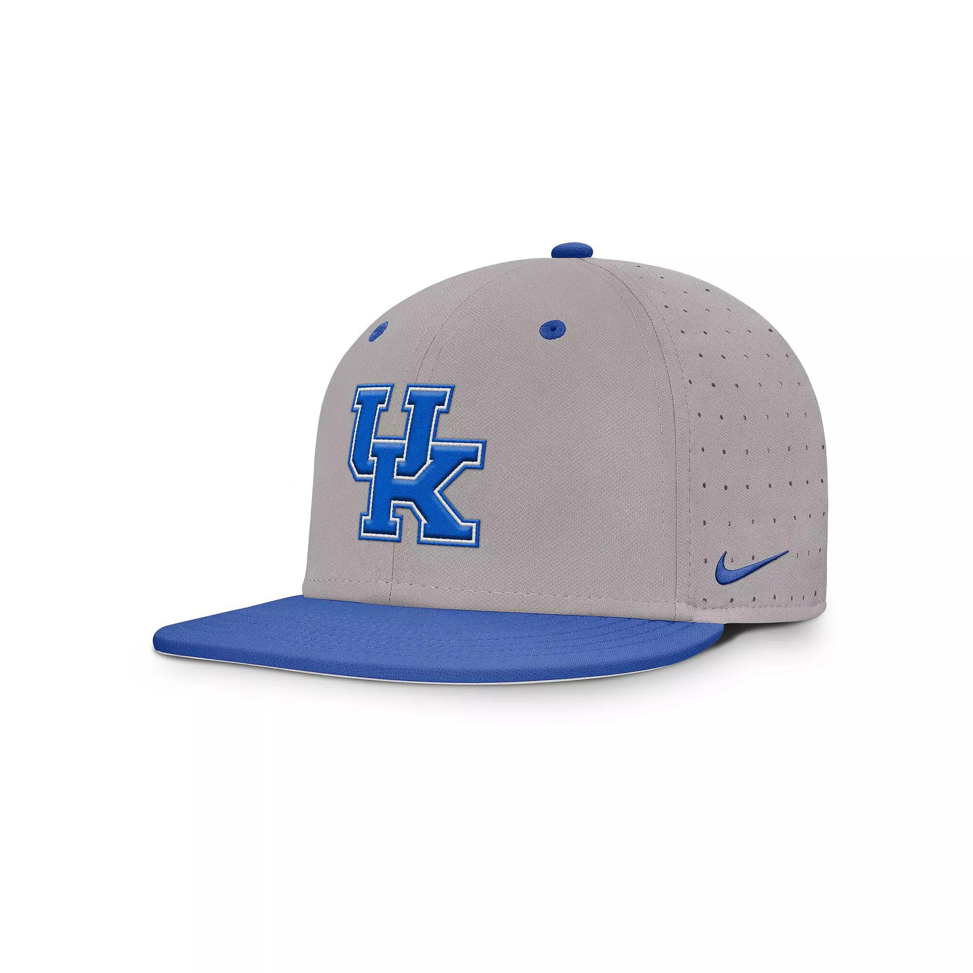 Men's Nike Gray Kentucky Wildcats On-Field Dugout True Performance Fitted Hat, Size: 7 1/8, Grey Product Image