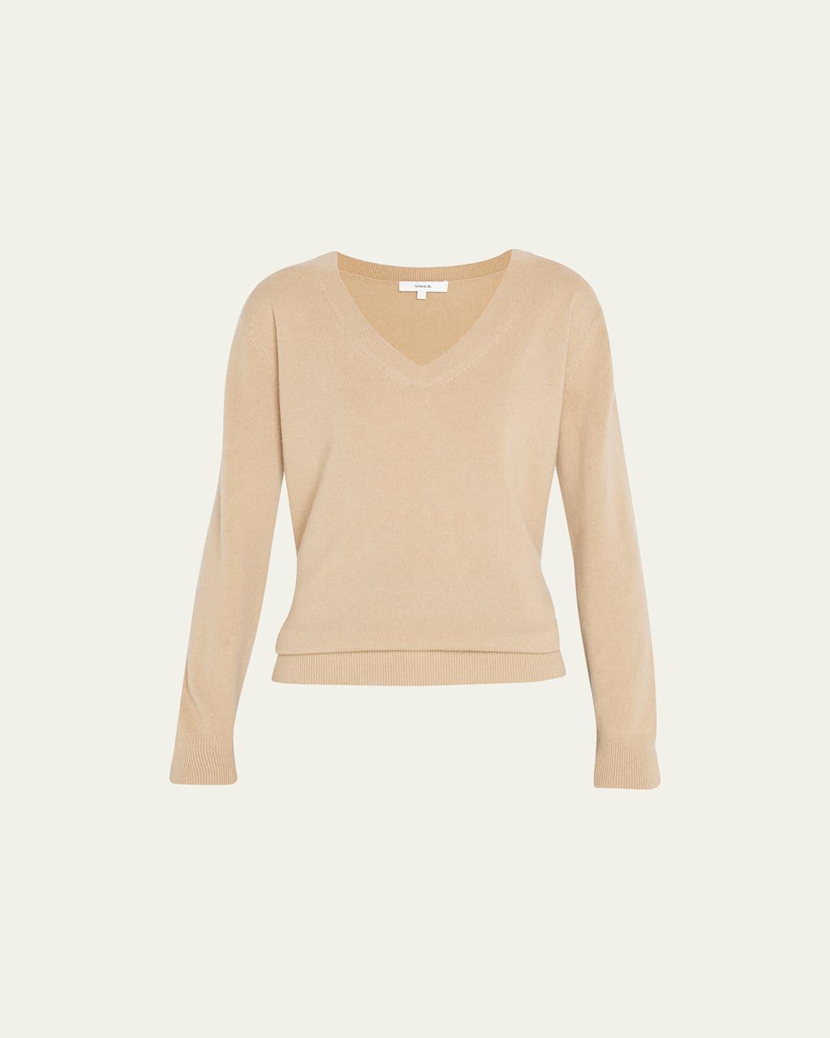 Weekend V-Neck Cashmere Pullover Sweater Product Image