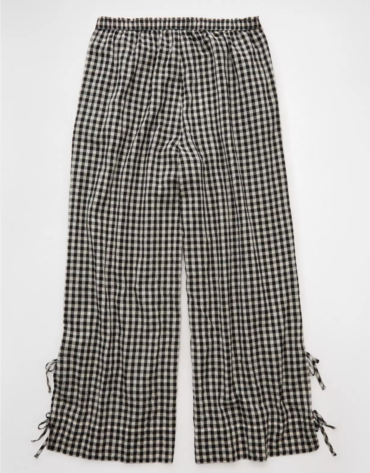 AE Stretch High-Waisted Tie Side Pull-On Pant Product Image