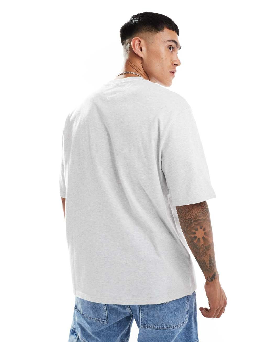 Tommy Jeans Vintage Explorer oversized T-shirt in gray Product Image