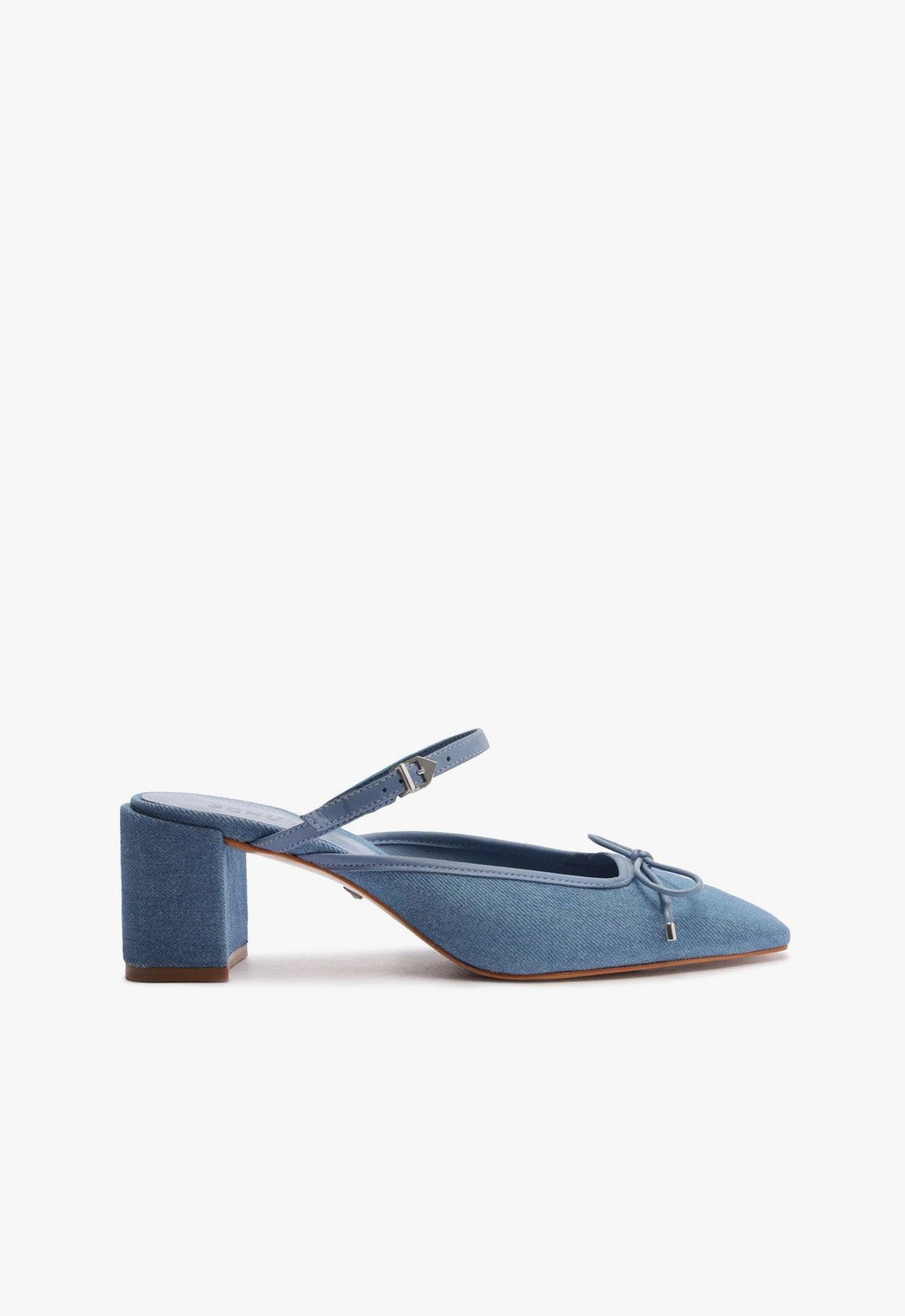 Arissa Denim Block Mule Female Product Image