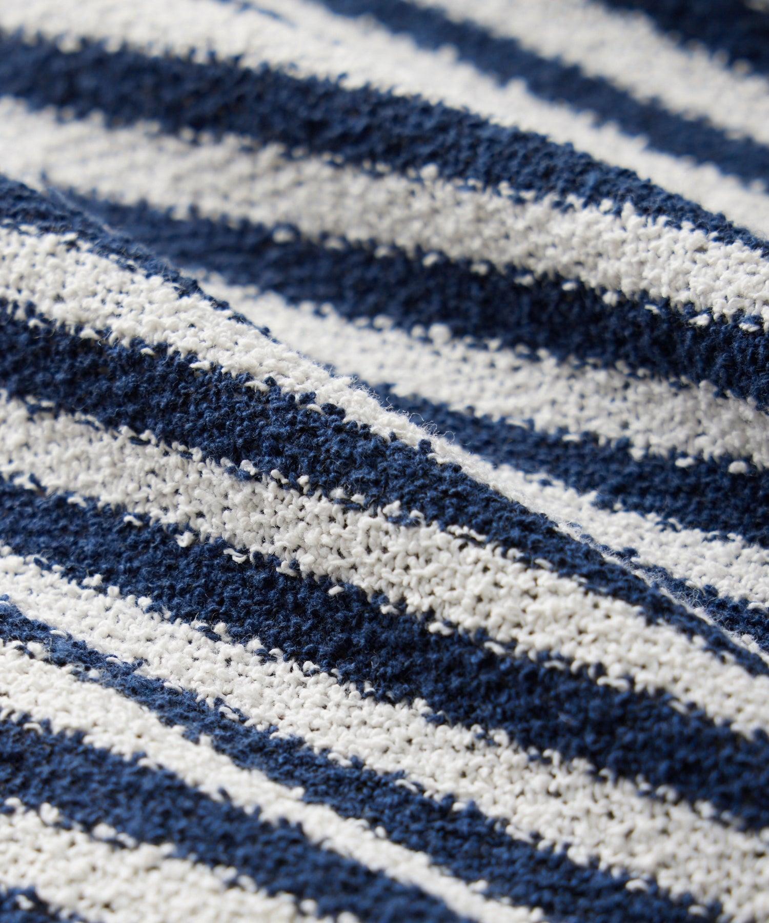 Vertical Stripe Polo in Classic Navy Product Image