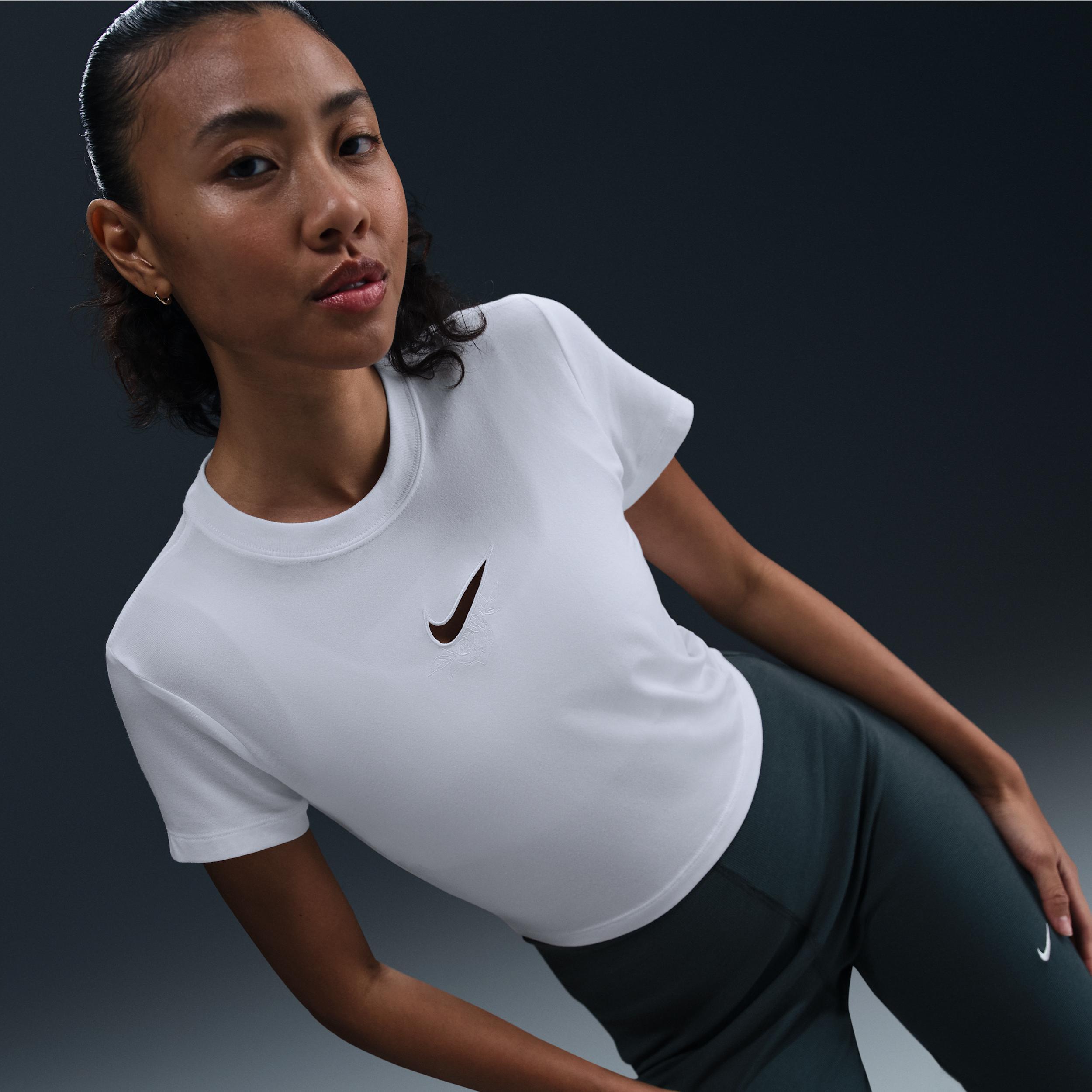 Womens Nike Sportswear Essential Slim Crop T-Shirt Product Image