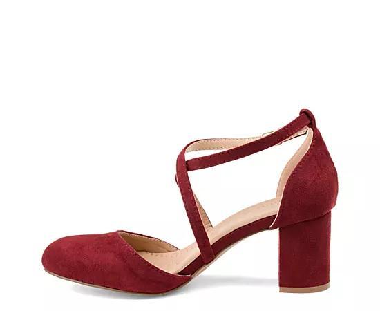 Journee Collection Womens Foster Wide Pump Product Image