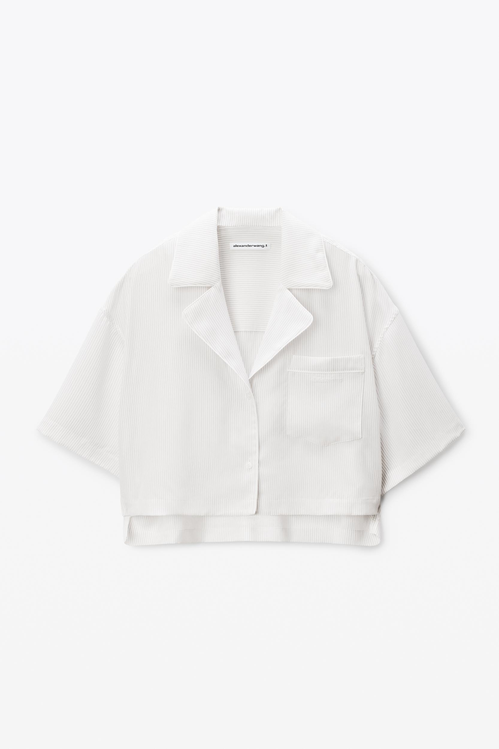 White Pajama-style Shirt Product Image