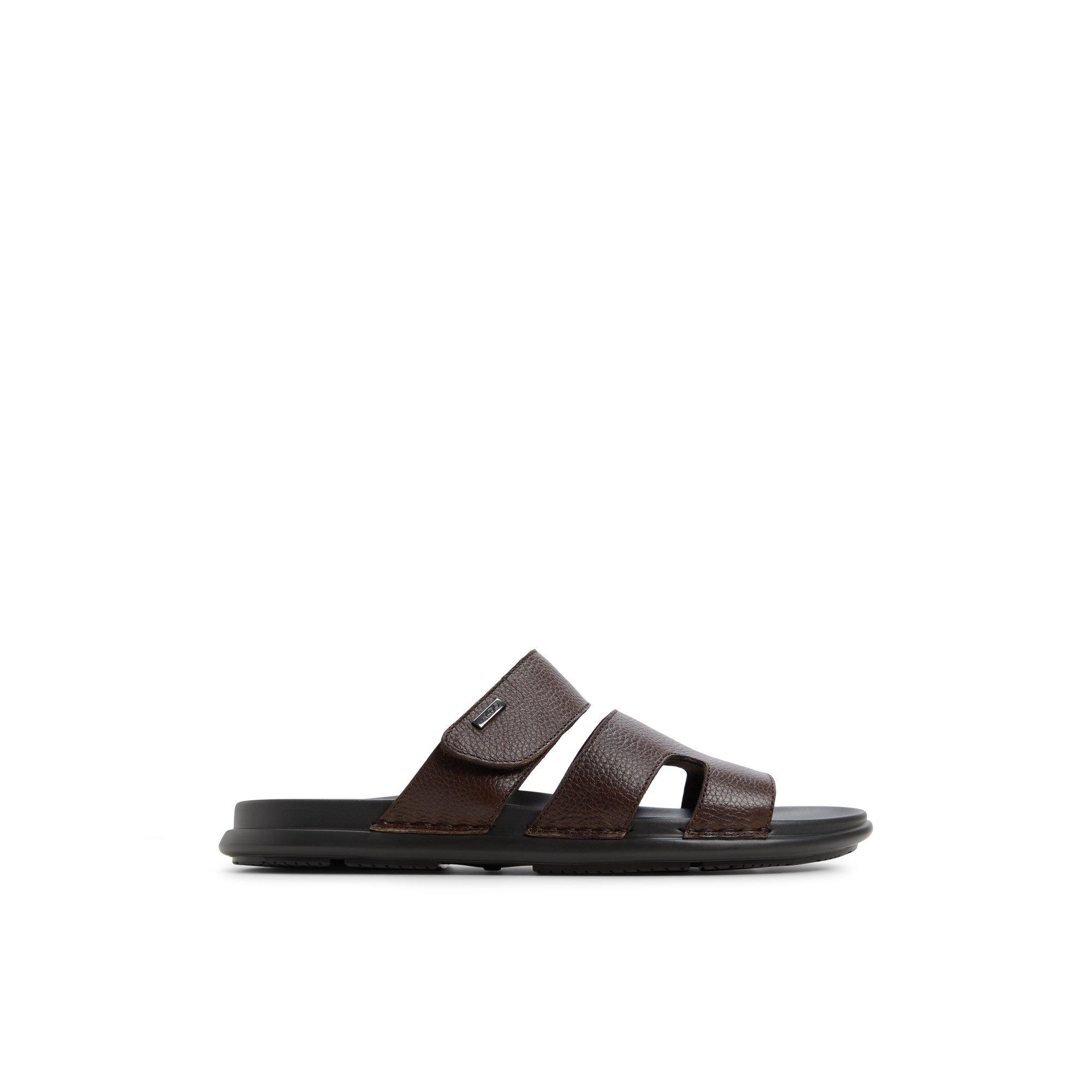 Windham Dark Brown Men's Sandals & Slides | ALDO US Product Image