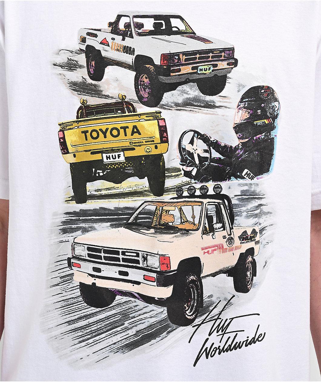 HUF x Toyota Racing Development Racing White T-Shirt Product Image