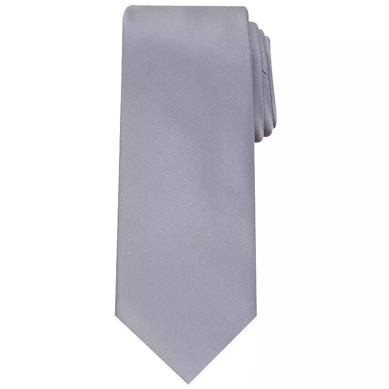 Mens Bespoke Solid Sateen Slim Tie Product Image