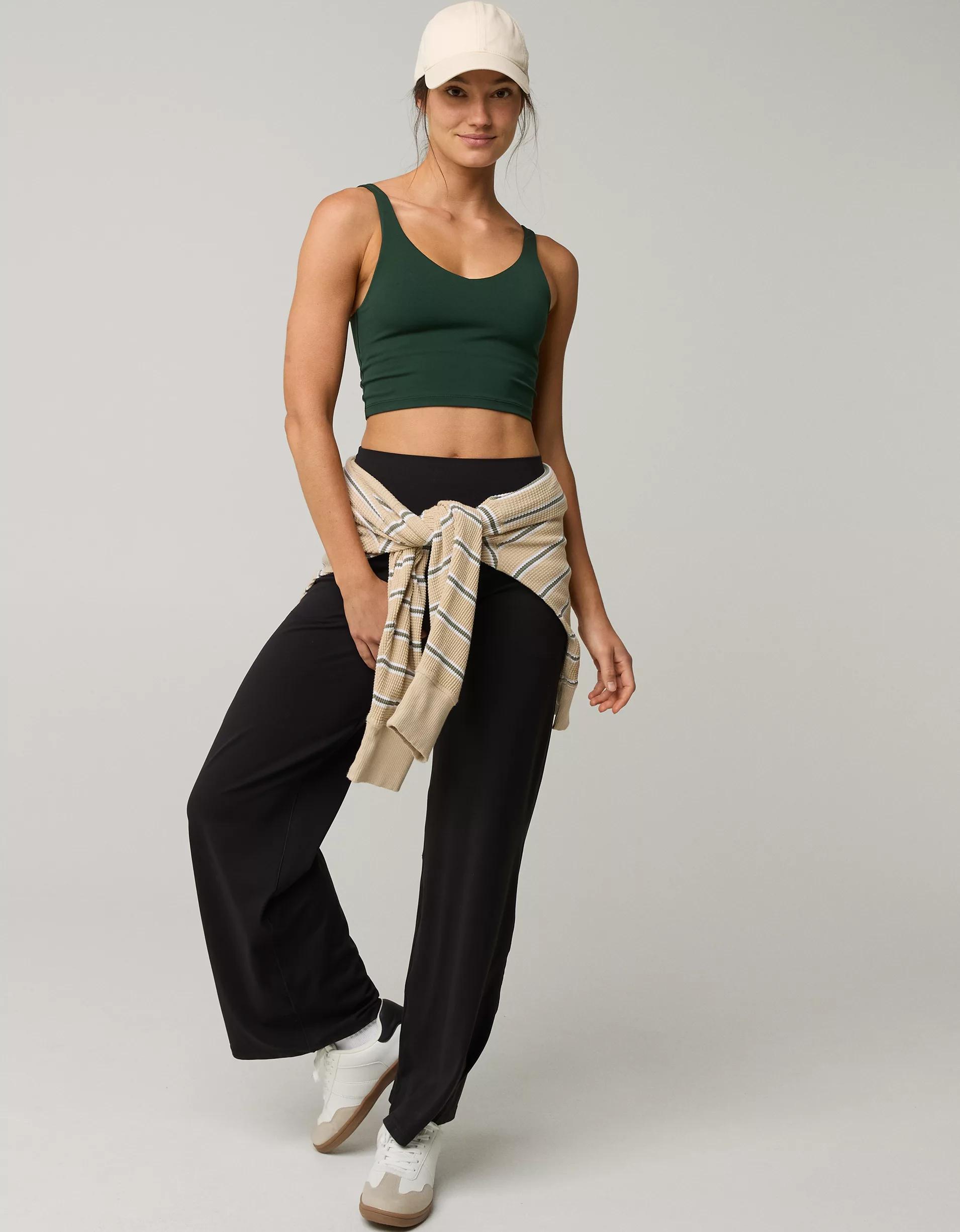 OFFLINE By Aerie Real Me Low Key Longline Sports Bra Product Image