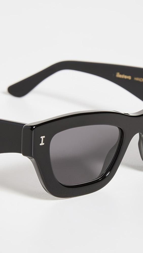 Illesteva Donna Black Sunglasses | Shopbop Product Image