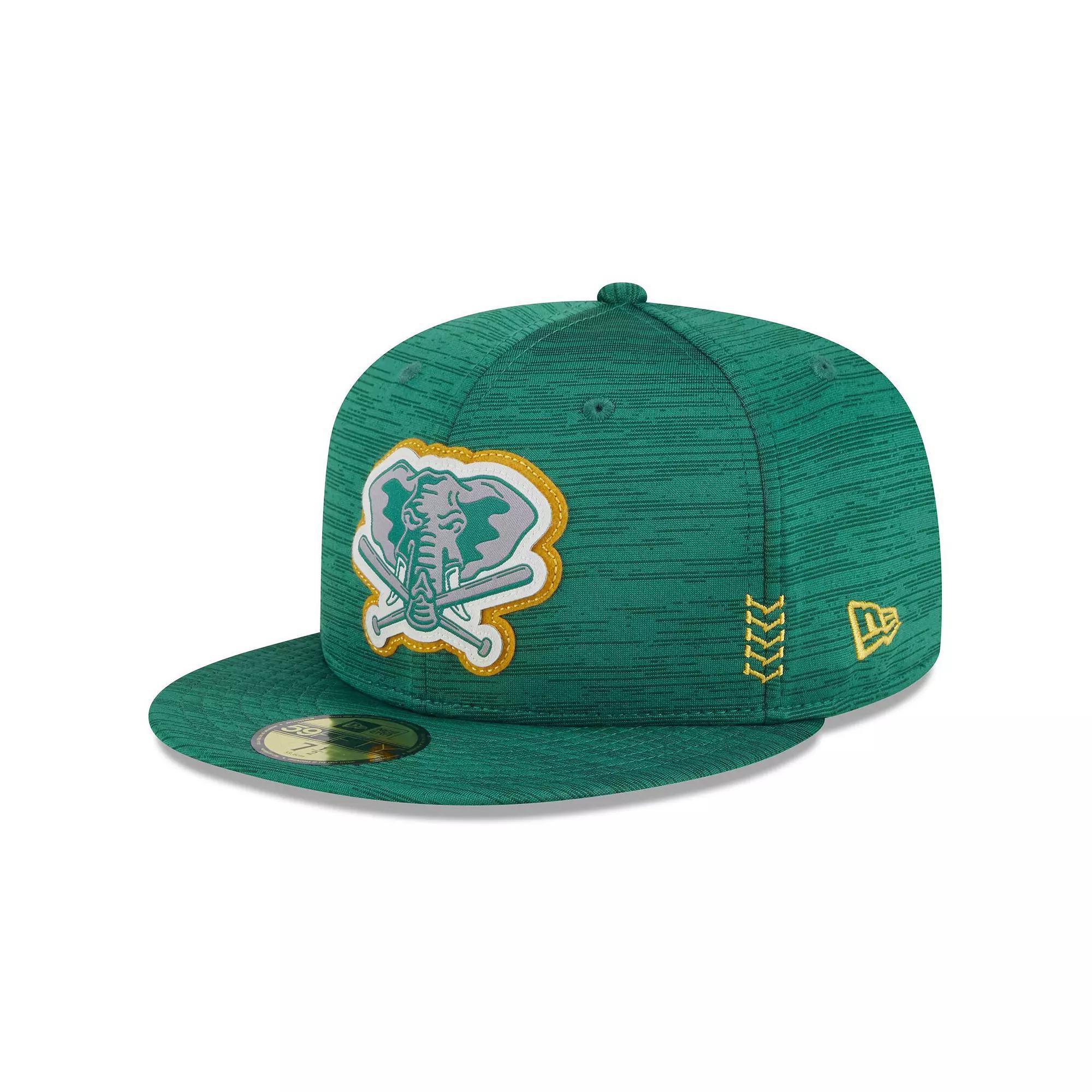Men's New Era Green Oakland Athletics 2024 Clubhouse 59FIFTY Fitted Hat,  Product Image