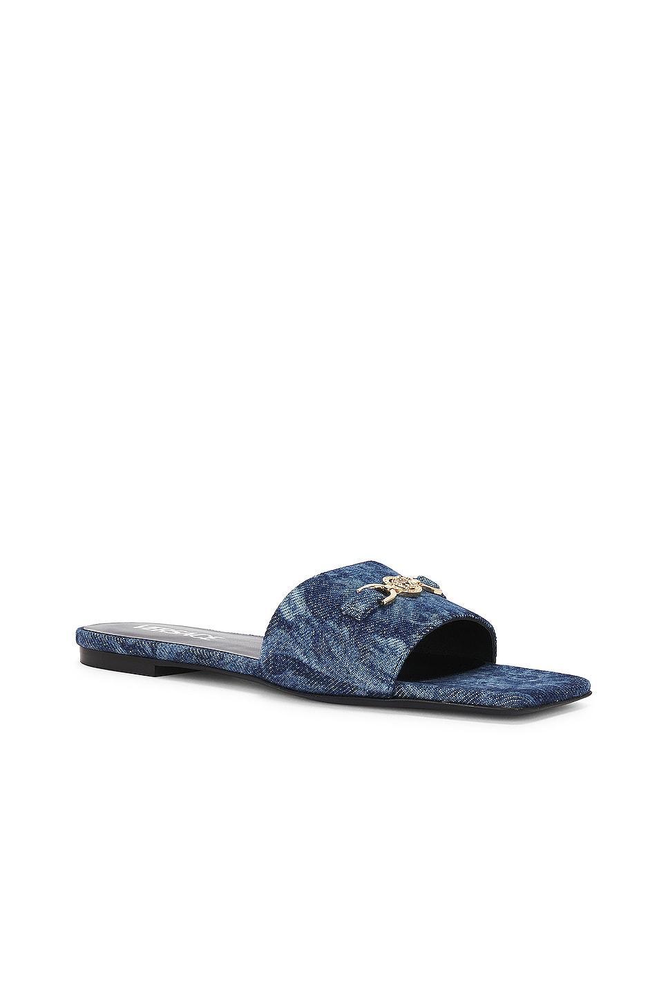 VERSACE Fabric Mule Slides Product Image