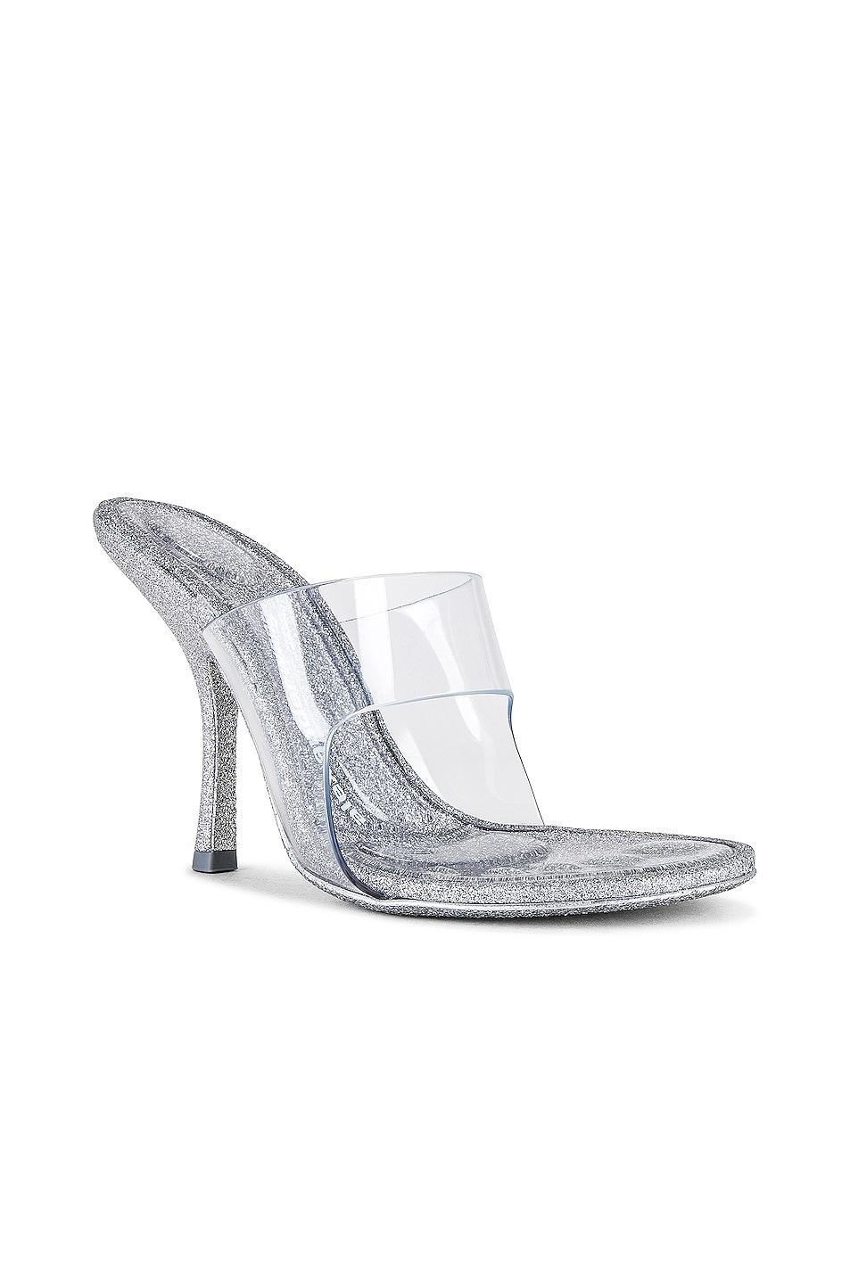 Womens Nudie 105MM Glitter Mules Product Image