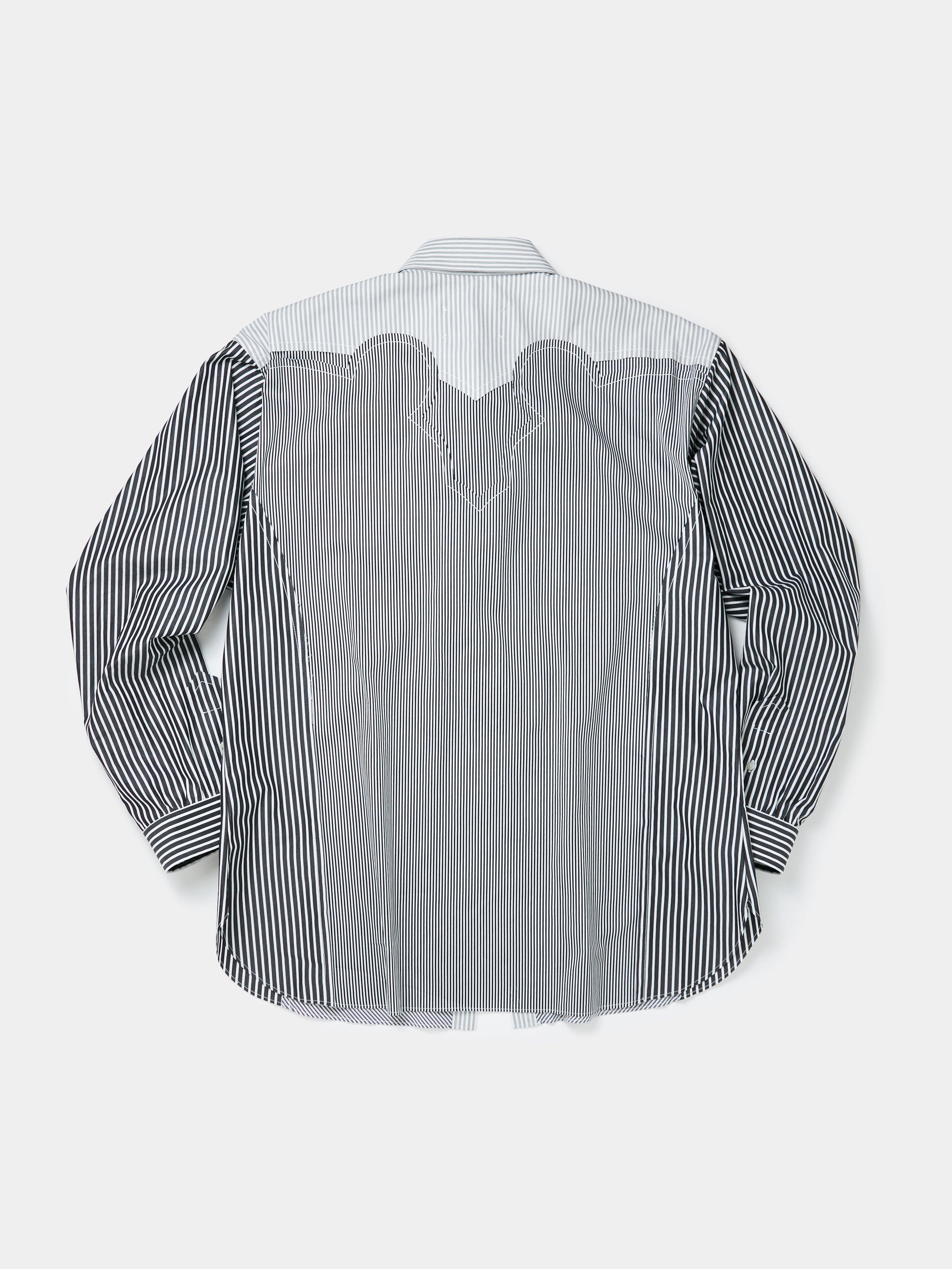 Classic Striped Shirt (Black/White) Product Image