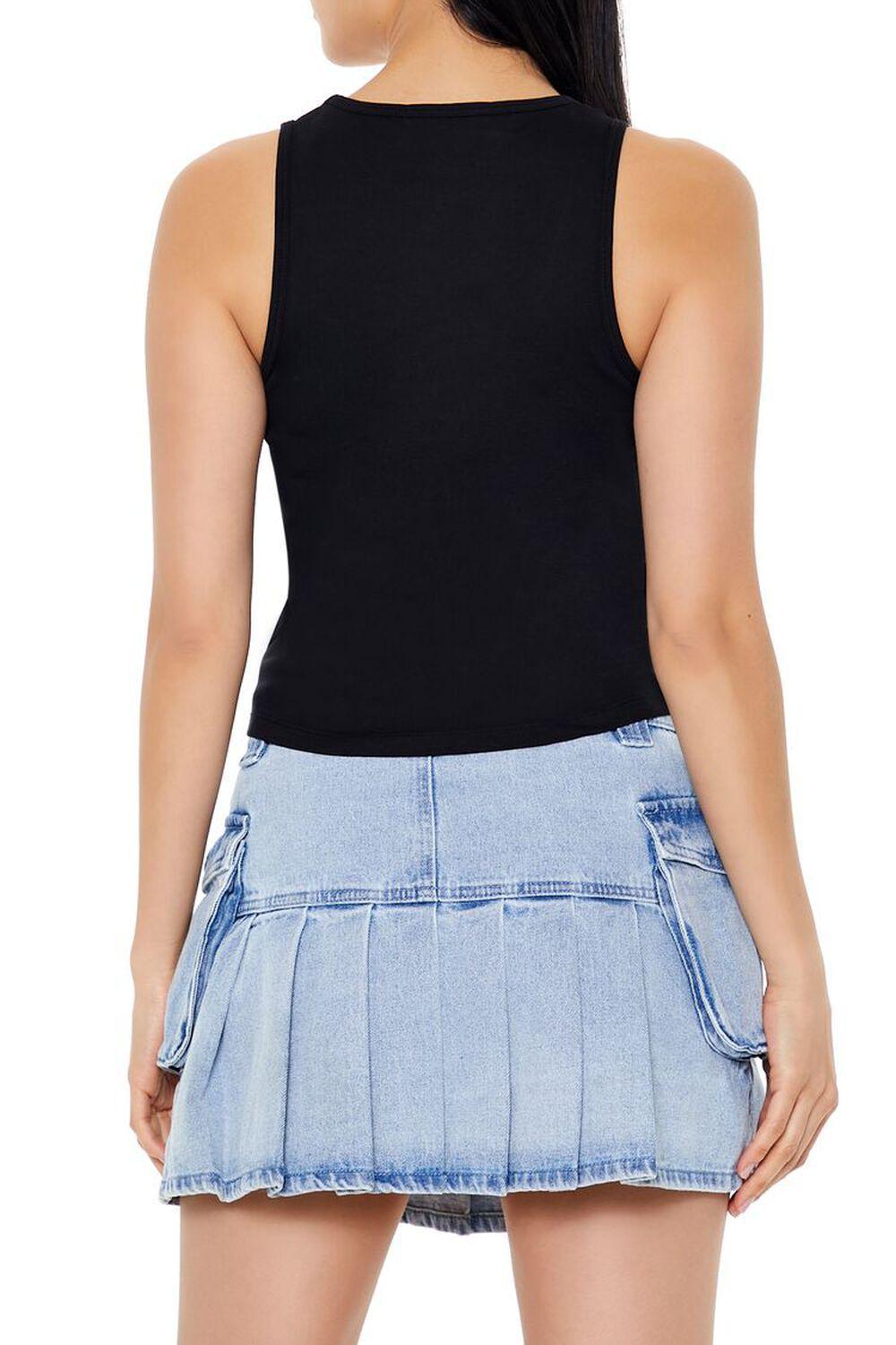 Studded Texas Cropped Tank Top | Forever 21 Product Image