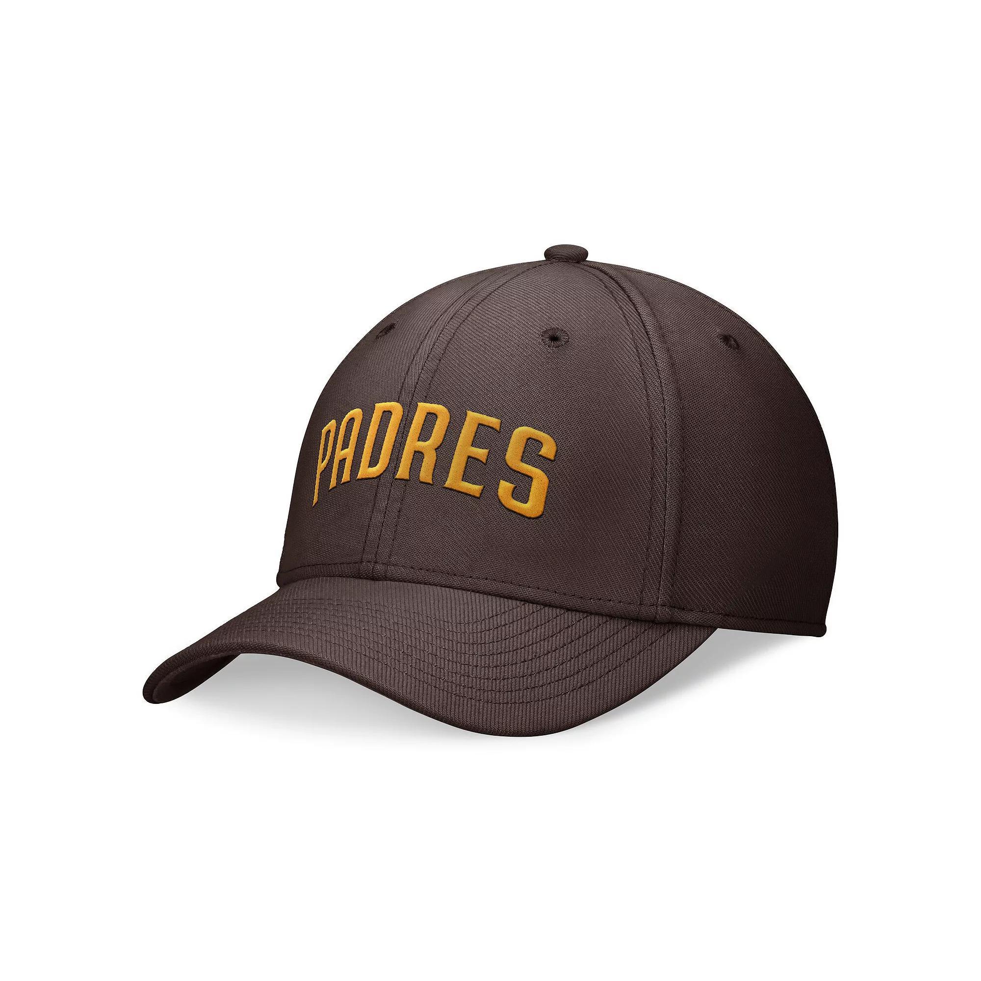 Men's Nike Brown San Diego Padres Evergreen Performance Flex Hat, Size: Small/Medium Product Image