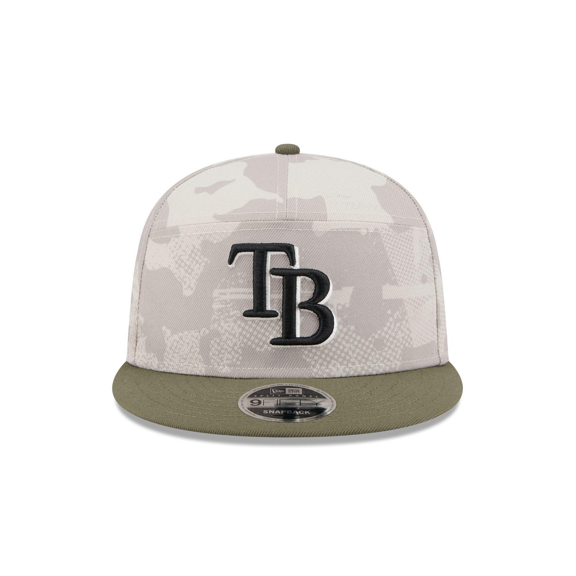 Tampa Bay Rays Armed Forces Day 2025 Split Panel 9FIFTY Snapback Hat Male Product Image