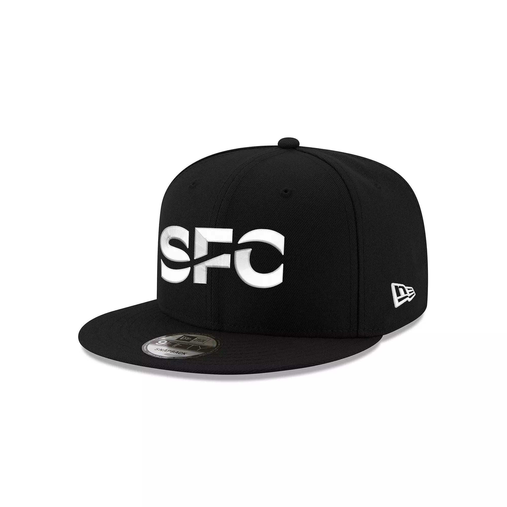 Men's New Era Black Seattle Sounders FC Core 9FIFTY Snapback Hat Product Image