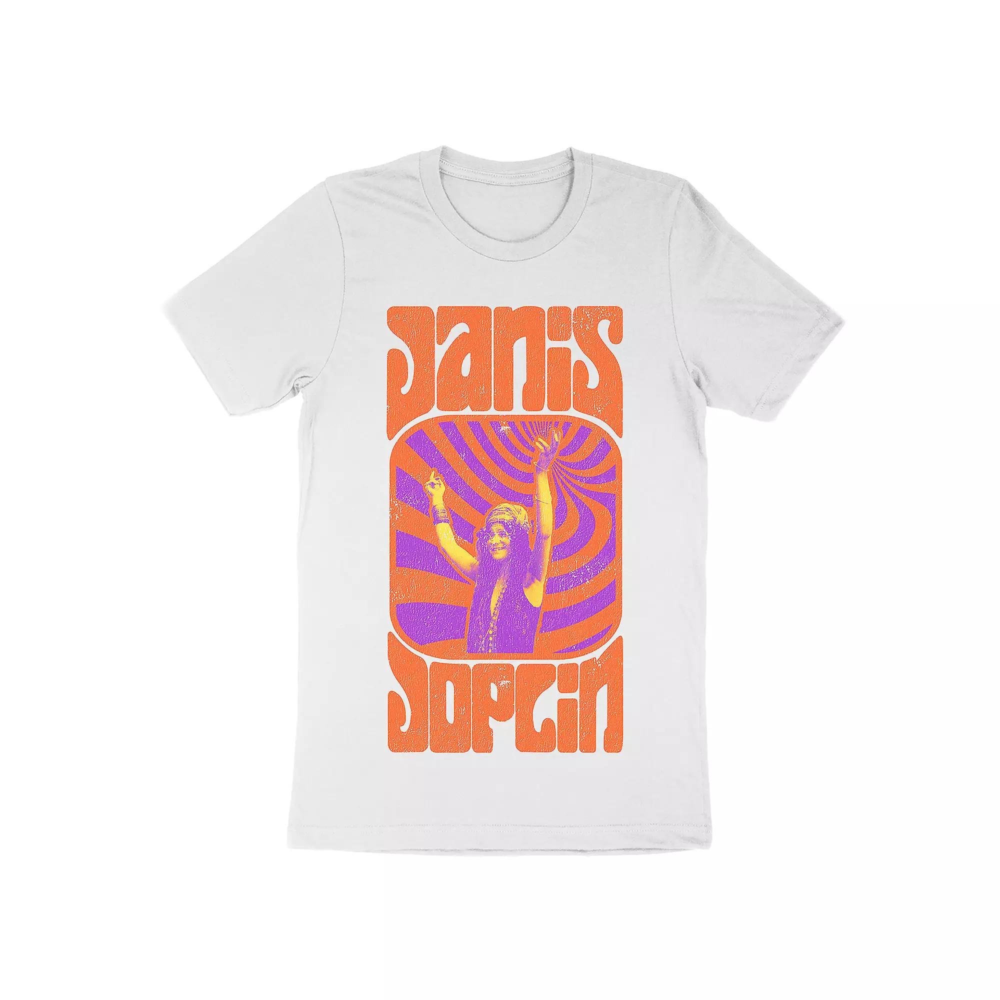 Men's Janis Joplin Tee, Size: Large, White Product Image