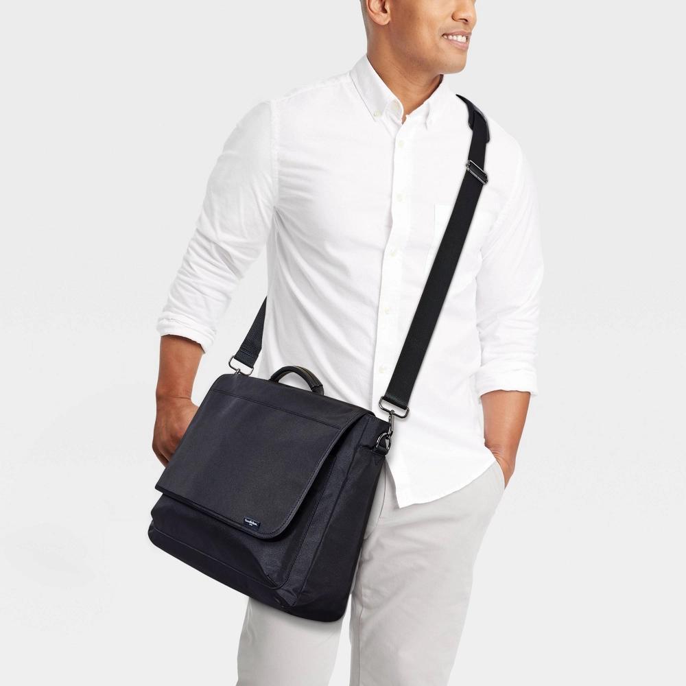 Men's Messenger Bag - Goodfellow & Co™ Black Product Image