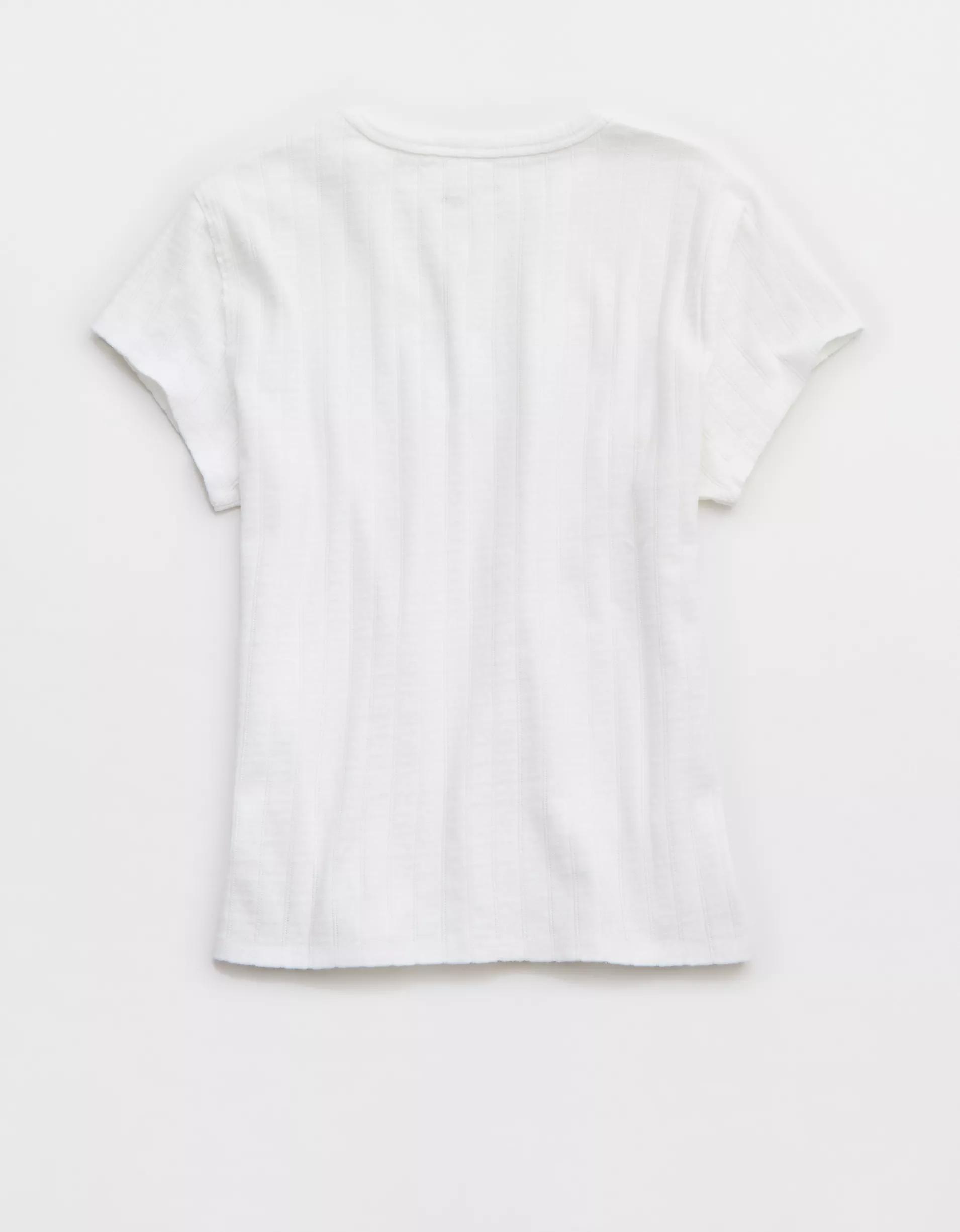Aerie Pointelle Vintage T-Shirt Product Image
