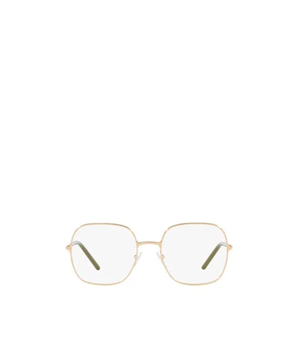 PRADA Eyewear Square Frame Glasses In White Product Image