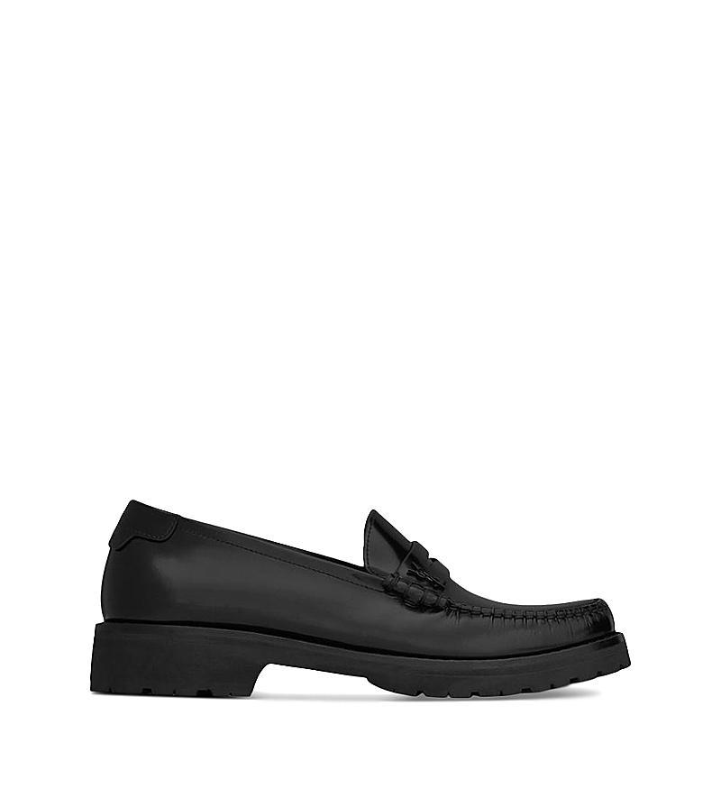 Saint Laurent Le Loafer Chunky Penny Slippers in Smooth Leather Product Image