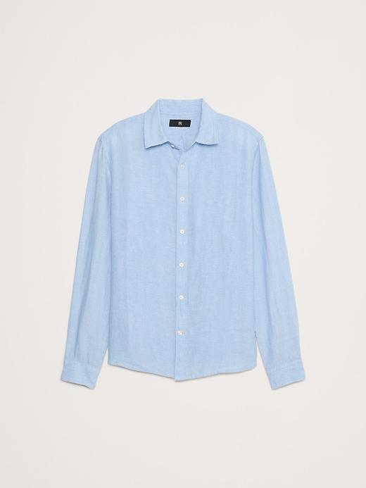 Standard-Fit Linen Shirt Product Image