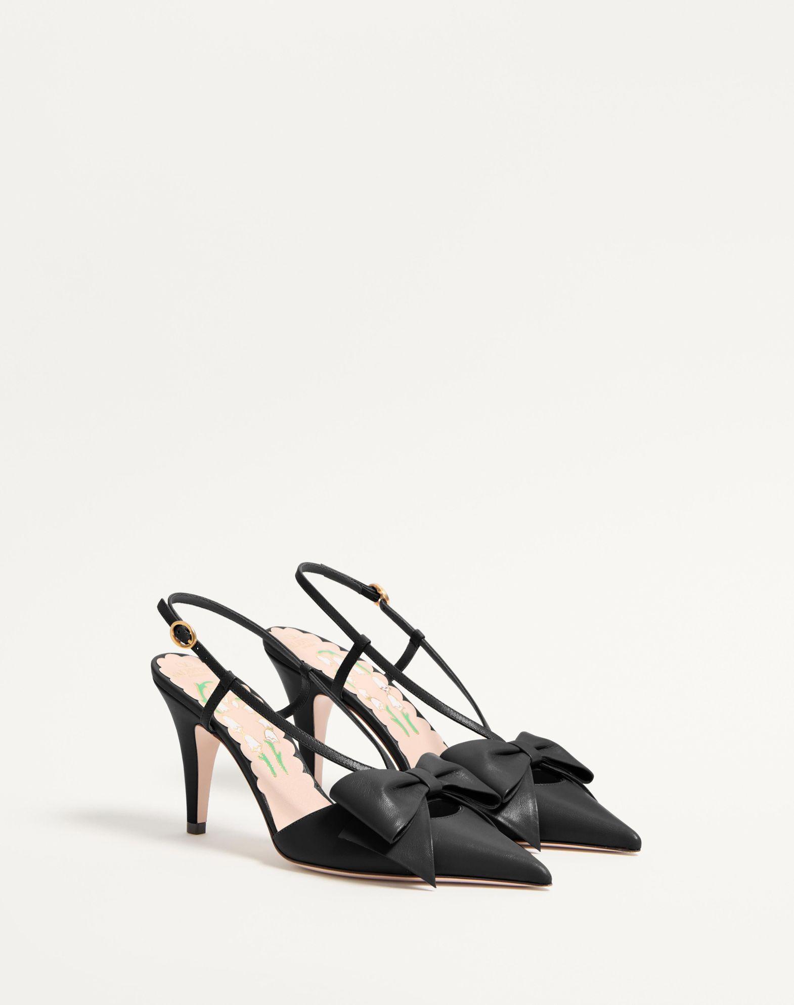 Bowow Slingback Pumps In Kidskin 85Mm Product Image