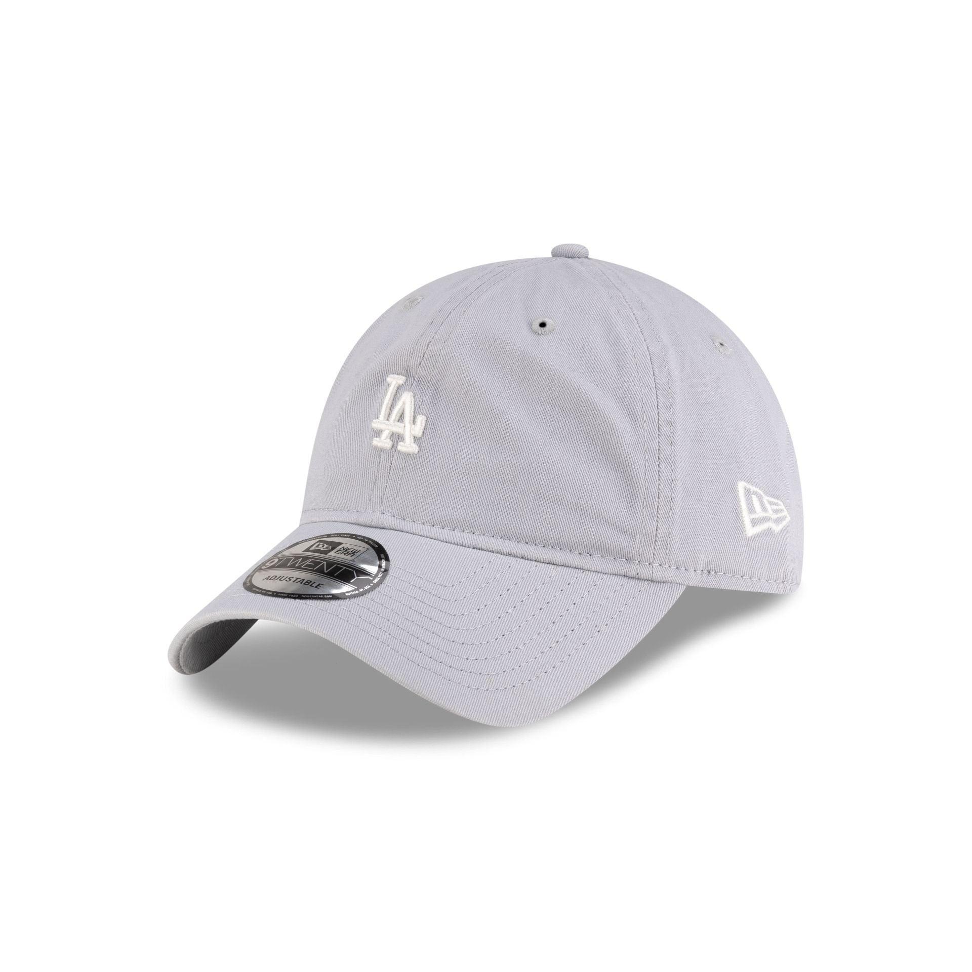 Los Angeles Dodgers Mini Logo Washed Gray 9TWENTY Adjustable Hat Male Product Image