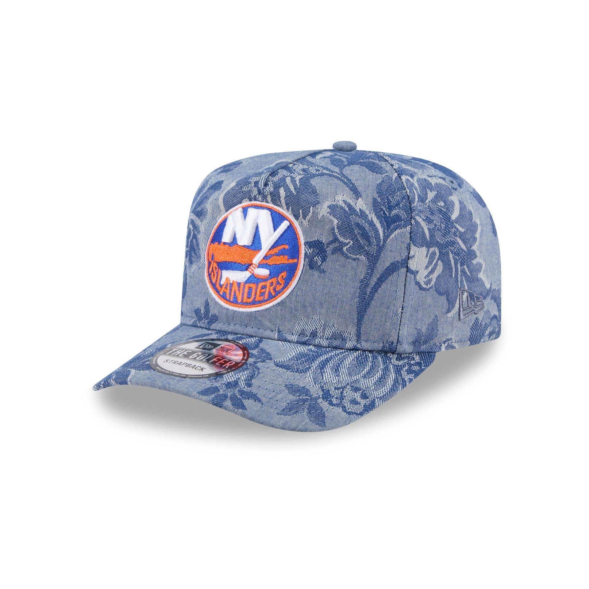 New York Islanders Denim Jacquard Golfer Hat Male Product Image