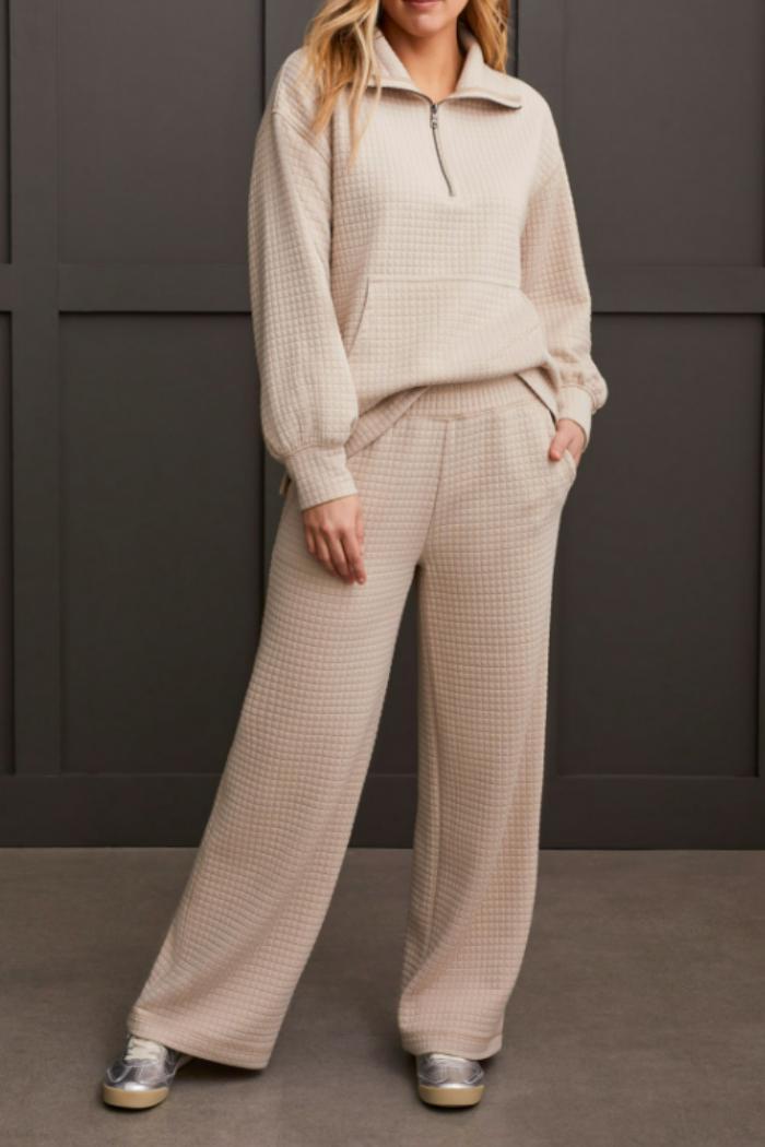 Pull On Textured Pant Product Image