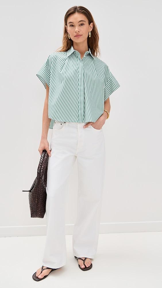 rag & bone Martha Poplin Top | Shopbop Product Image