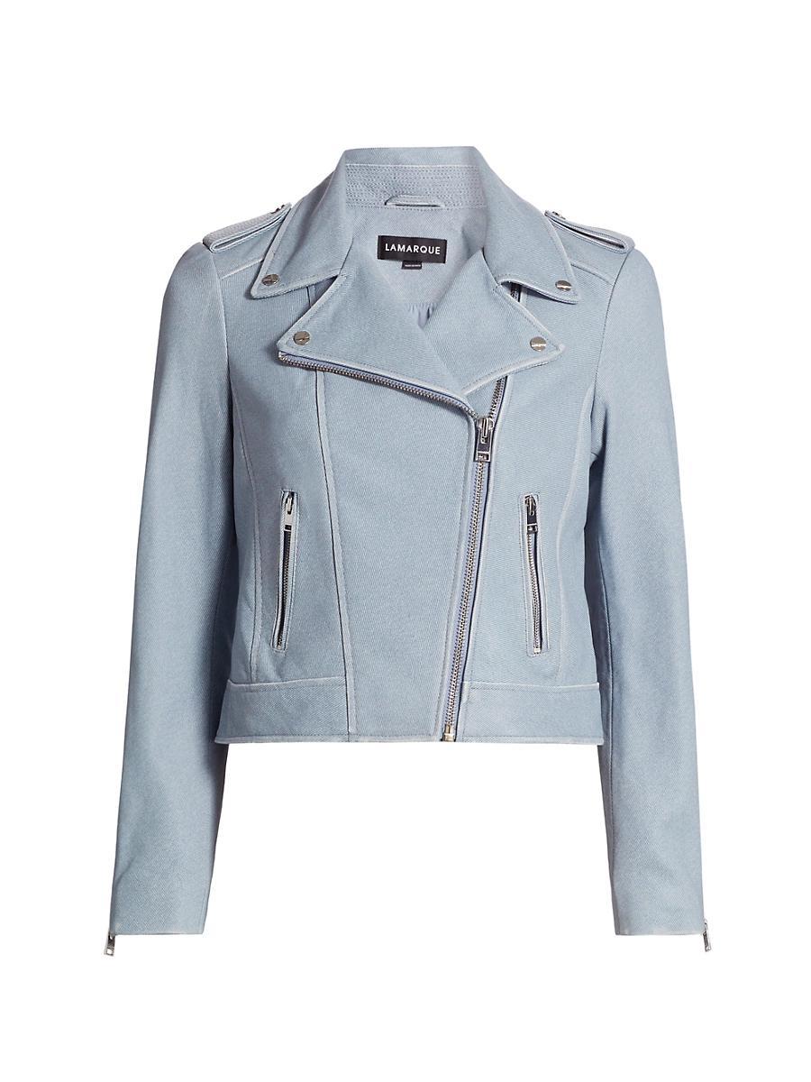 Womens Donna Leather Jacket Product Image