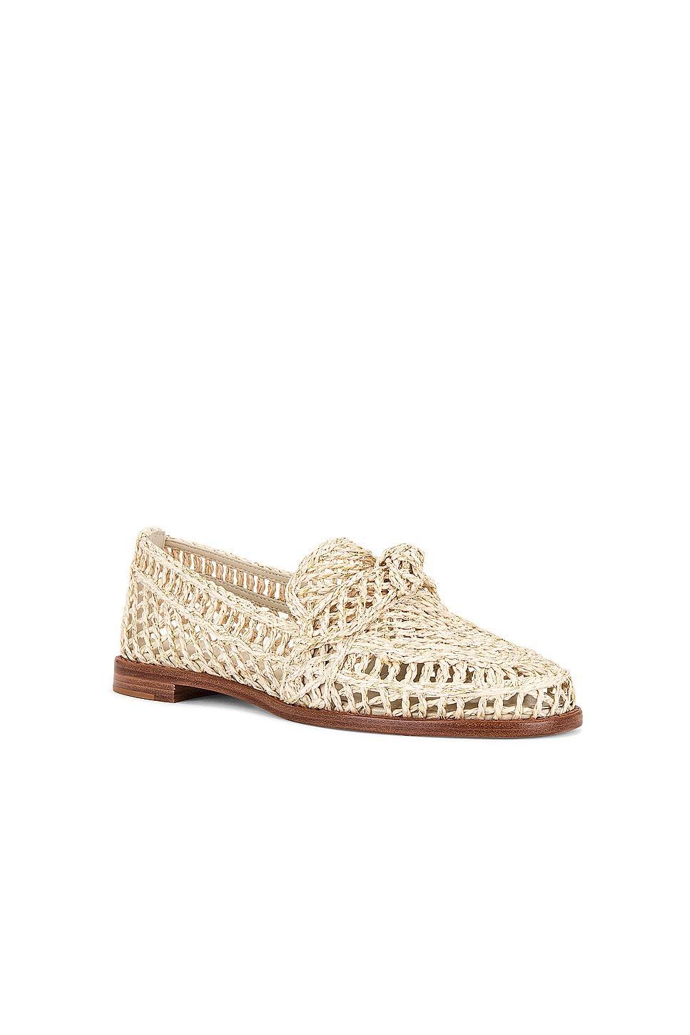 Raffia Penny Loafer Alexandre Birman Product Image