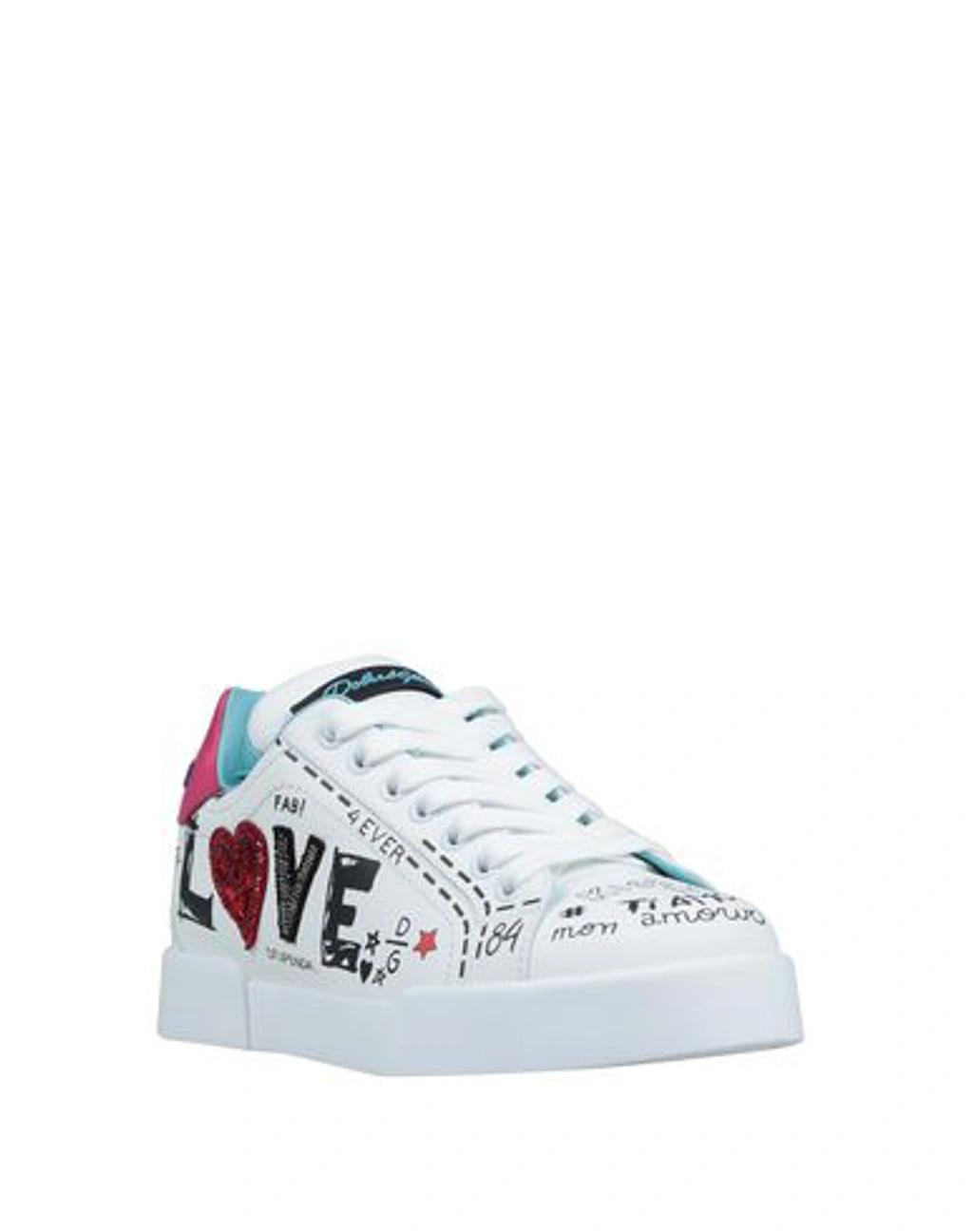 DOLCE & GABBANA Sneakers In White Product Image