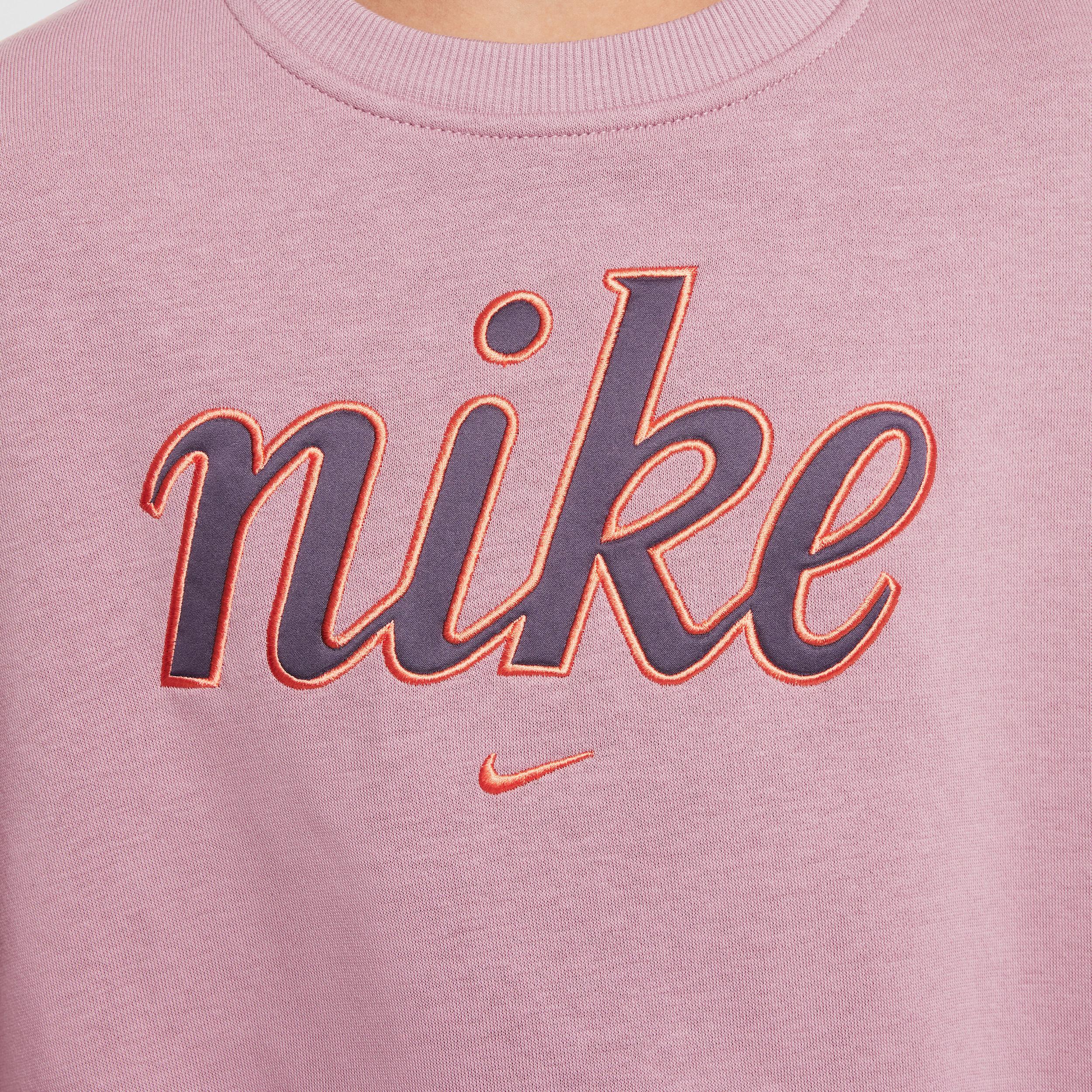 Women's Nike Sportswear Club Fleece Girls' Boxy Crew-Neck Sweatshirt Product Image