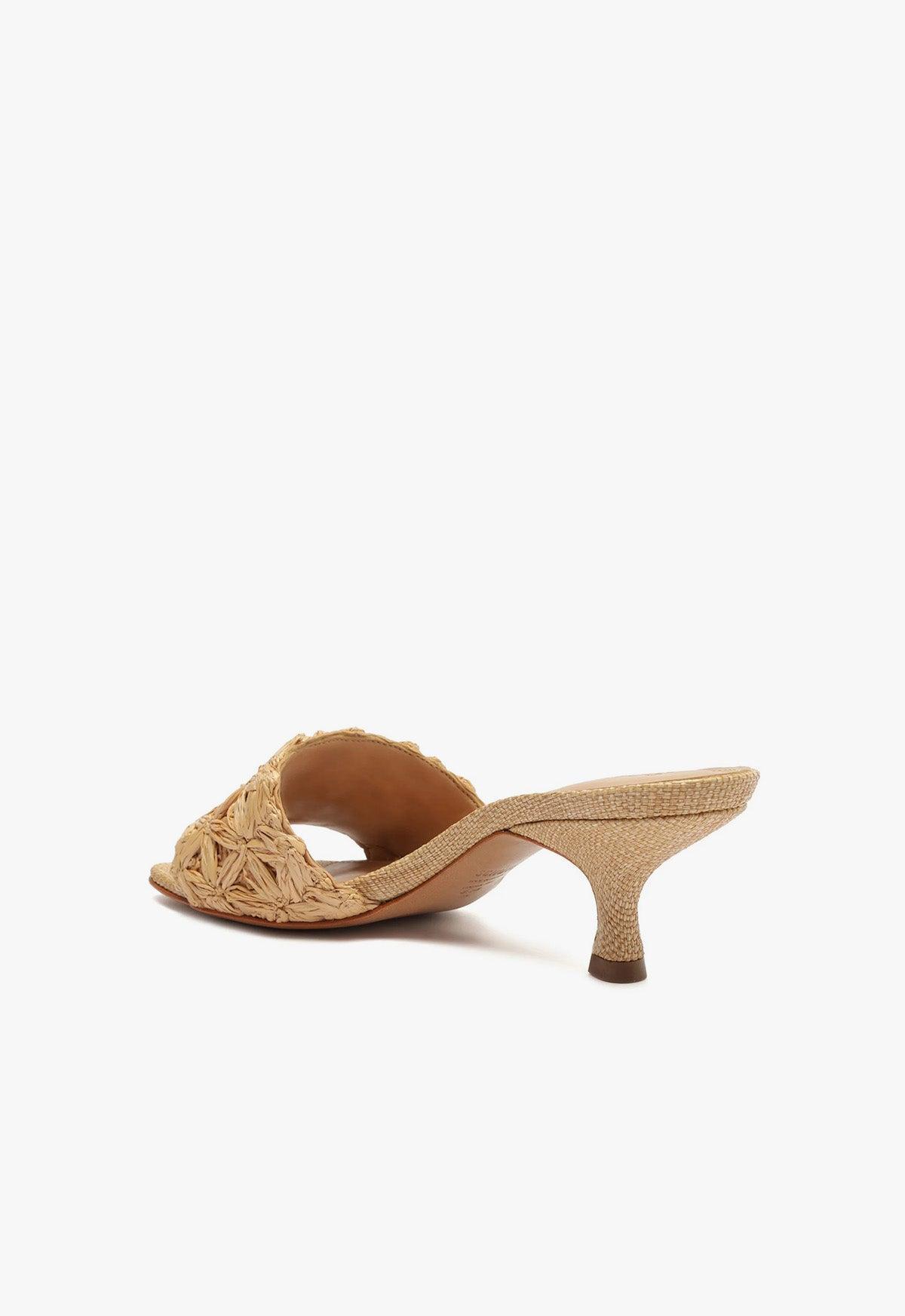 Dethalia Straw Raffia Sandal Female Product Image