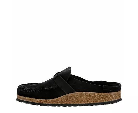 Birkenstock Womens Buckley Suede Buckle Clogs Product Image