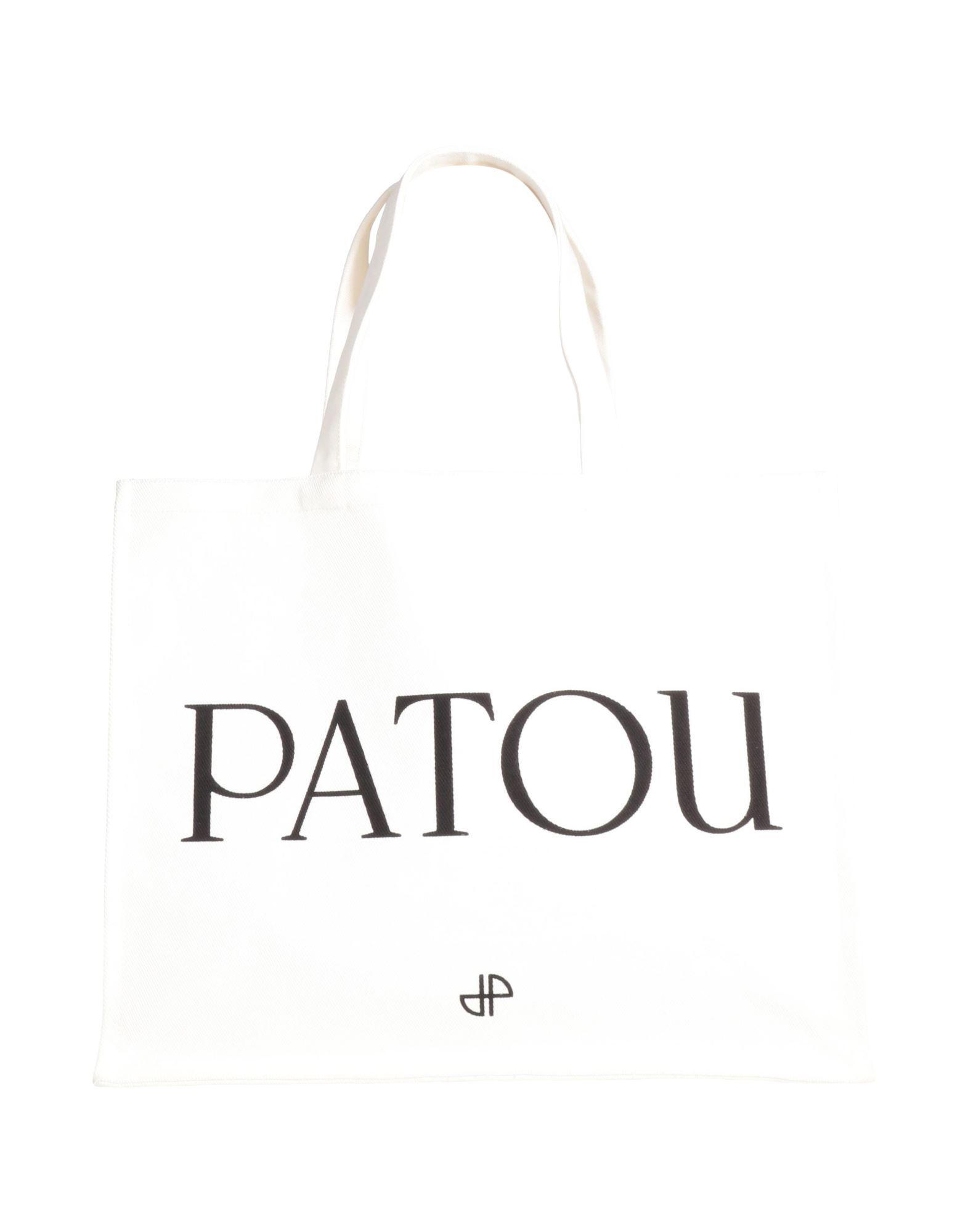 PATOU Woman Handbag White Size - Cotton, Polyester Product Image