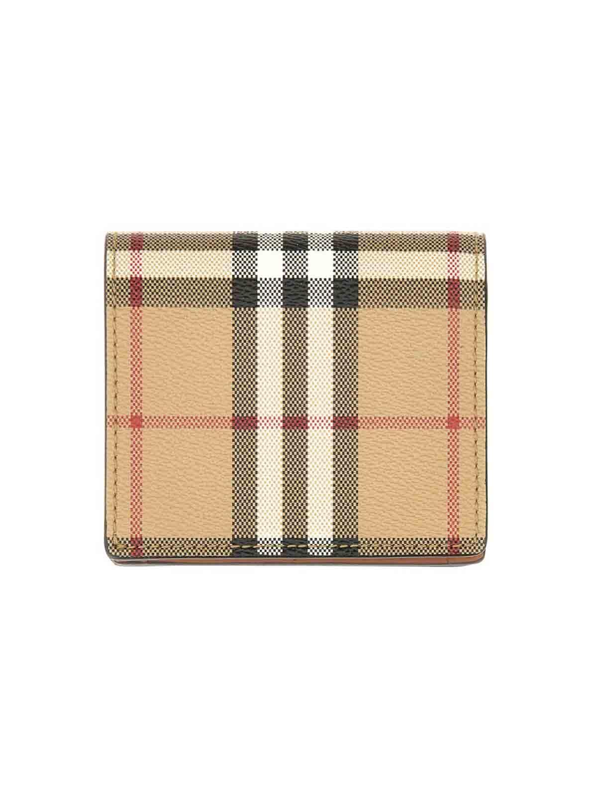 BURBERRY Small Book Wallet In Multicolour Product Image