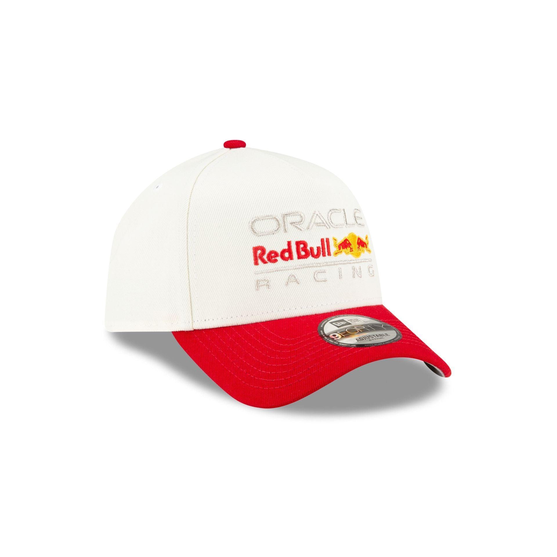 Oracle Red Bull Racing Essential White 9FORTY A-Frame Snapback Hat Male Product Image