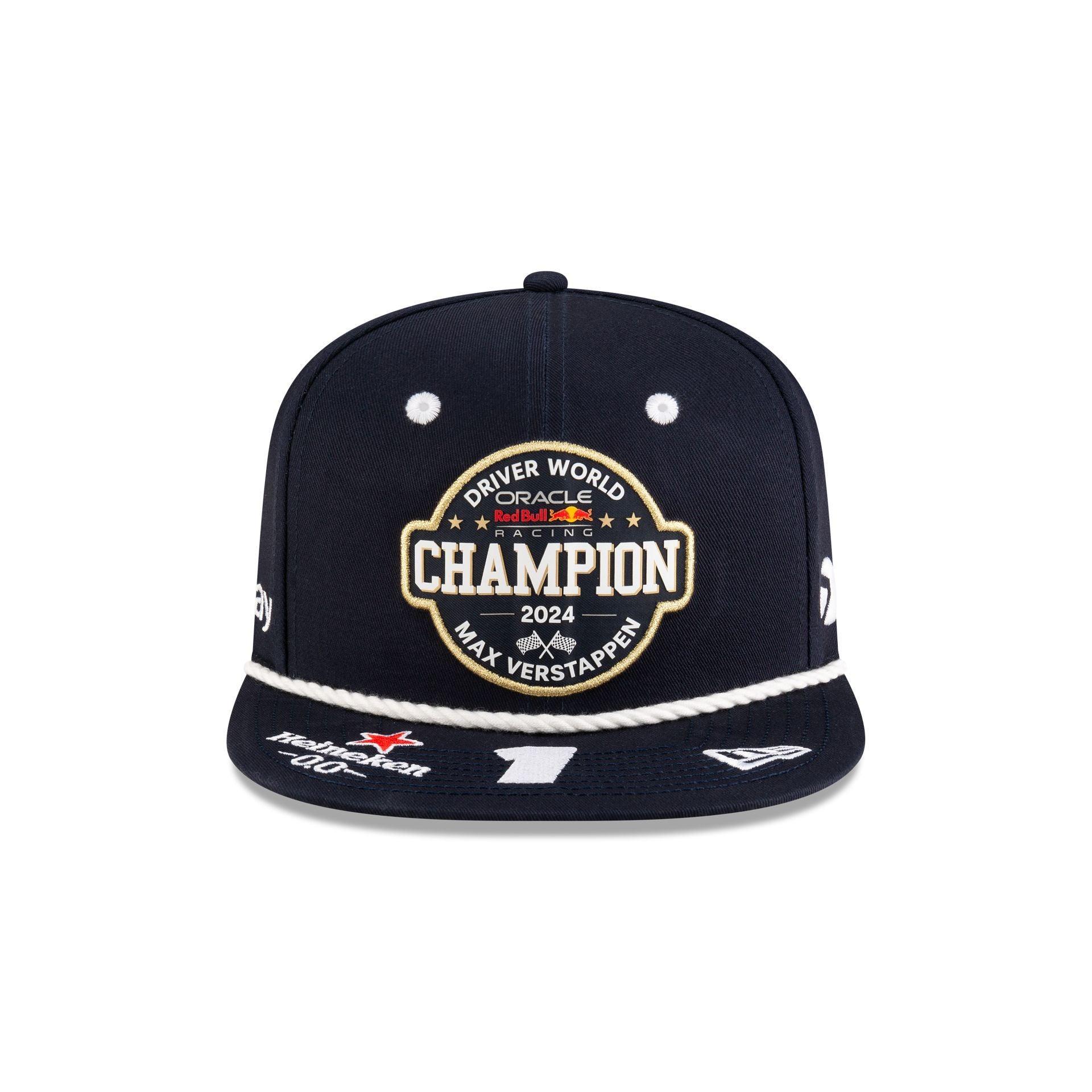 Oracle Red Bull Racing Max Verstappen 2024 Driver World Champion 9FIFTY Original Fit Snapback Hat Male Product Image