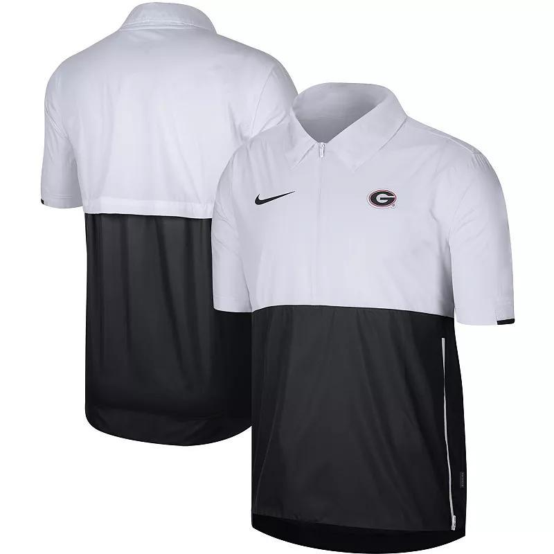 Mens Nike Georgia Bulldogs Coaches Half-Zip Pullover Jacket Product Image